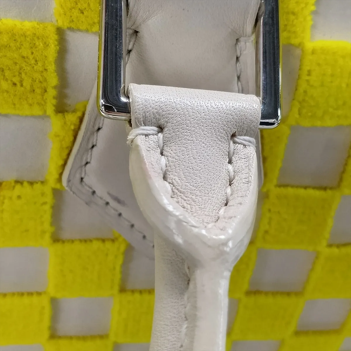 Damier Cubic Speedy EW M48912 AR1103 Yellow x Beige — view 12