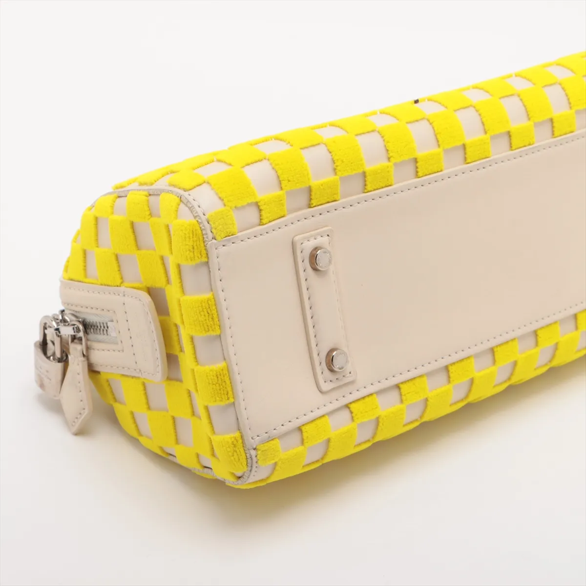 Damier Cubic Speedy EW M48912 AR1103 Yellow x Beige — view 4
