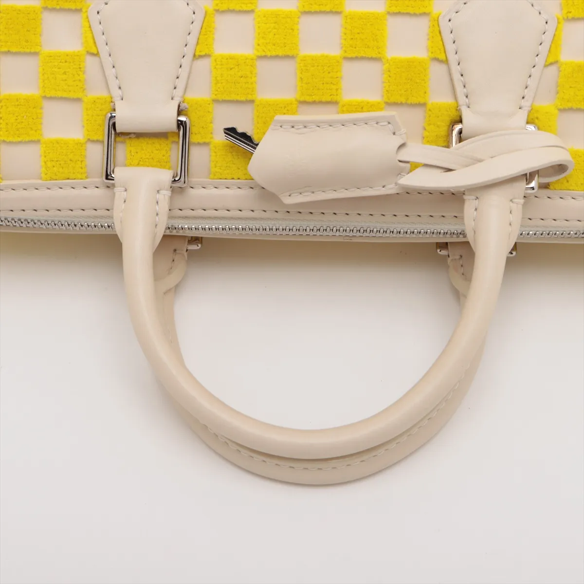 Damier Cubic Speedy EW M48912 AR1103 Yellow x Beige — view 5