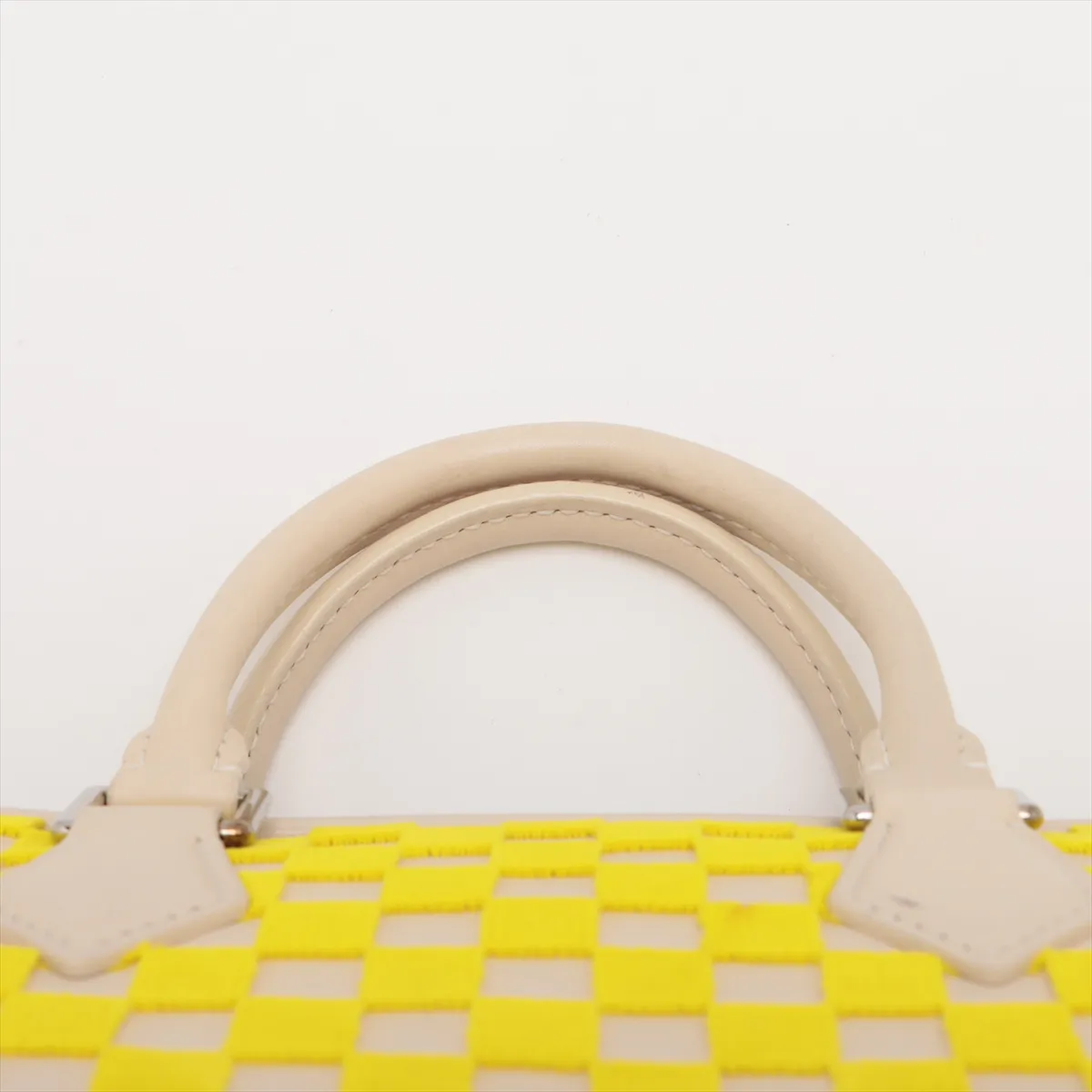 Damier Cubic Speedy EW M48912 AR1103 Yellow x Beige — view 6