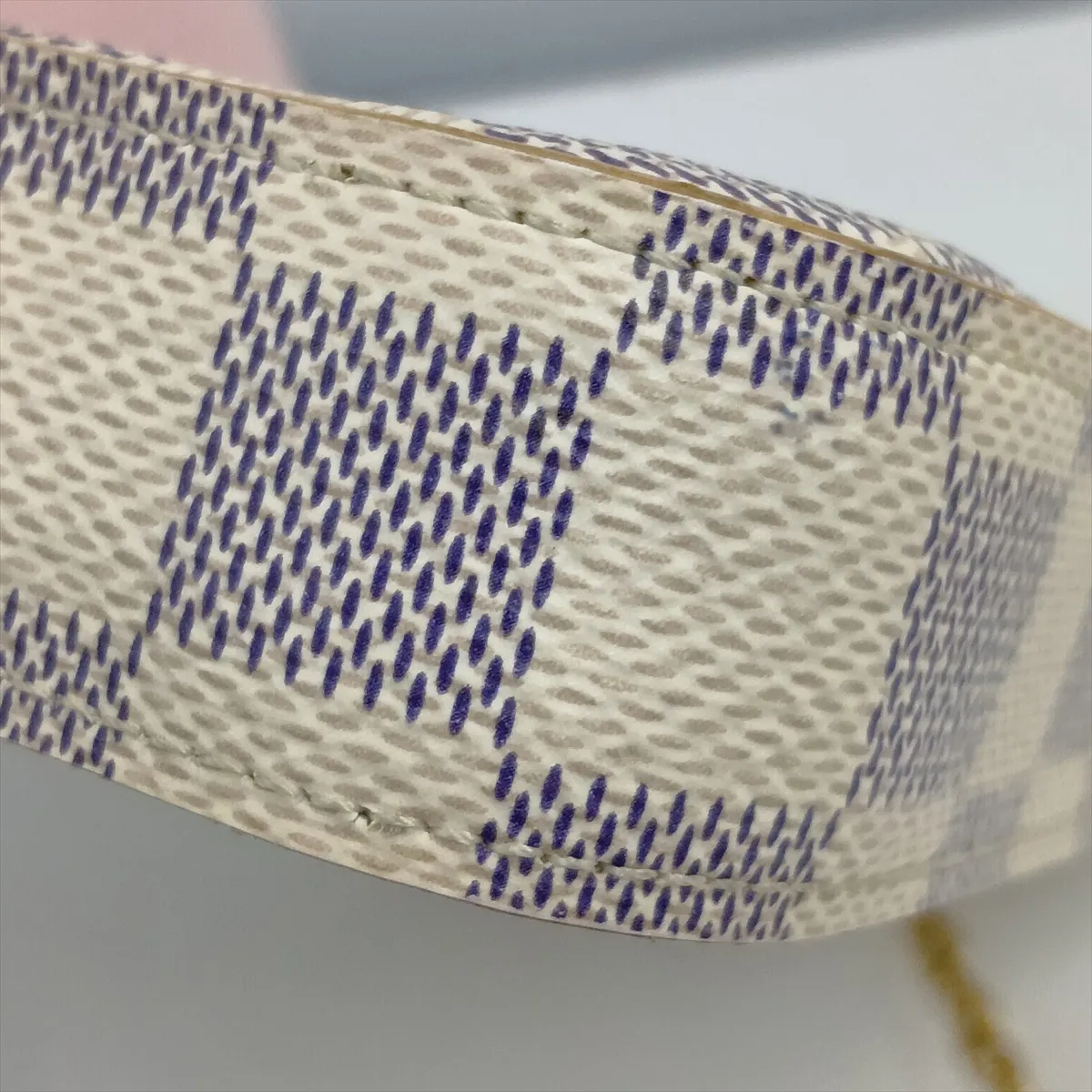 Damier Azur Pochette Felicie N63106 MI3158 White (Missing Pouch) — view 11