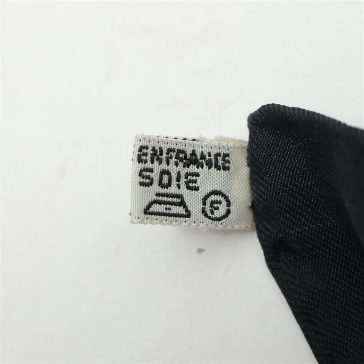 Carre 90 GRANDE TENUE Horse Ceremonial Scarf, Silk, Black. Shows signs of wear, including snags, loose threads, — view 7