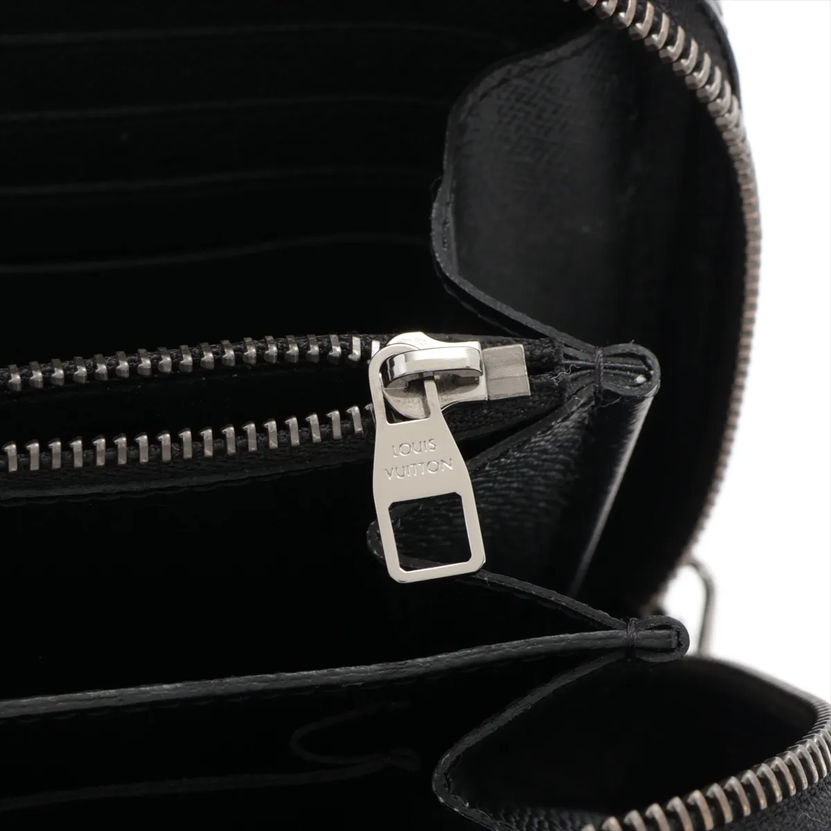 Monogram Eclipse Zippy XL M61698 CA0128 Black Round Zip Wallet — view 11