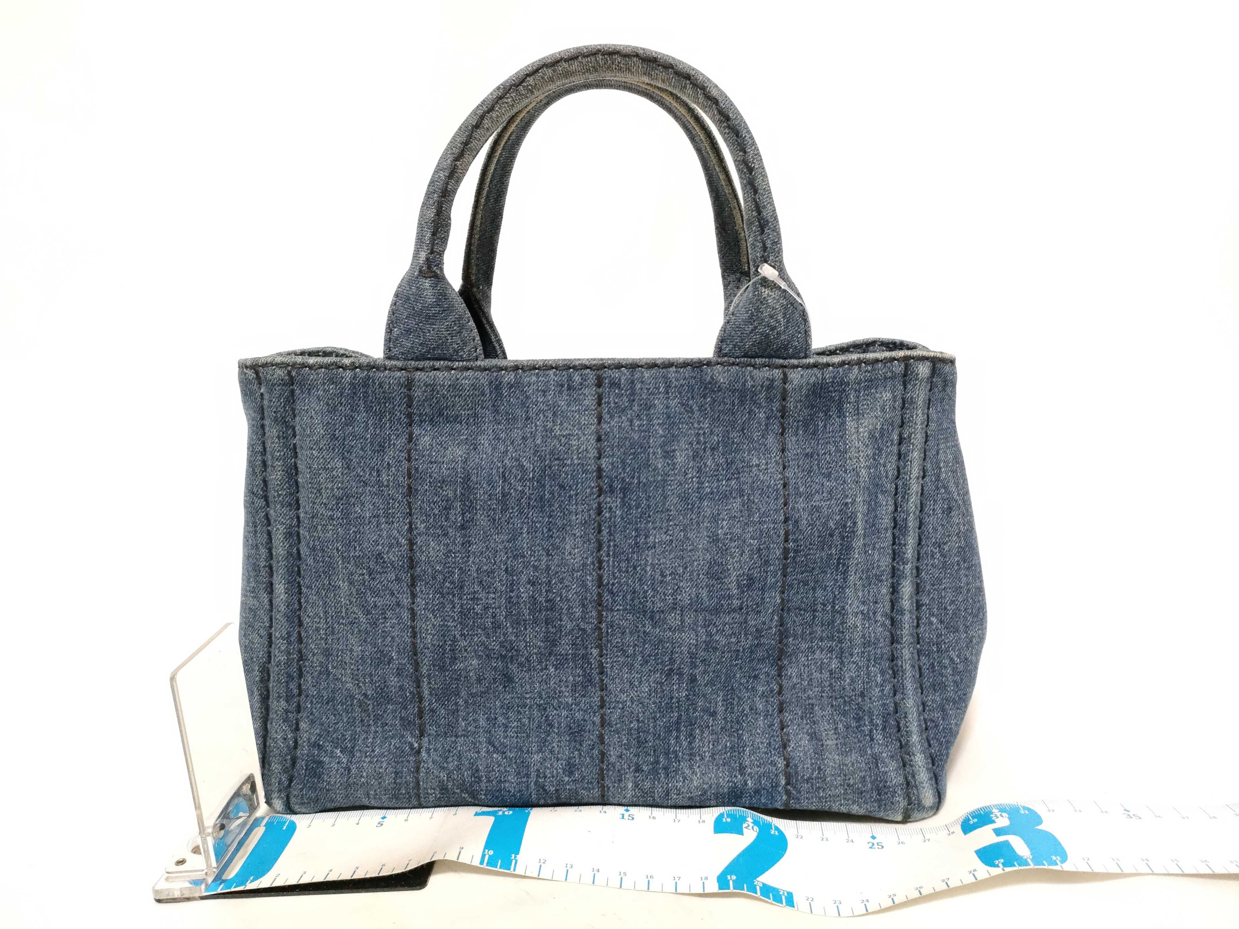 denim tote bag — view 2