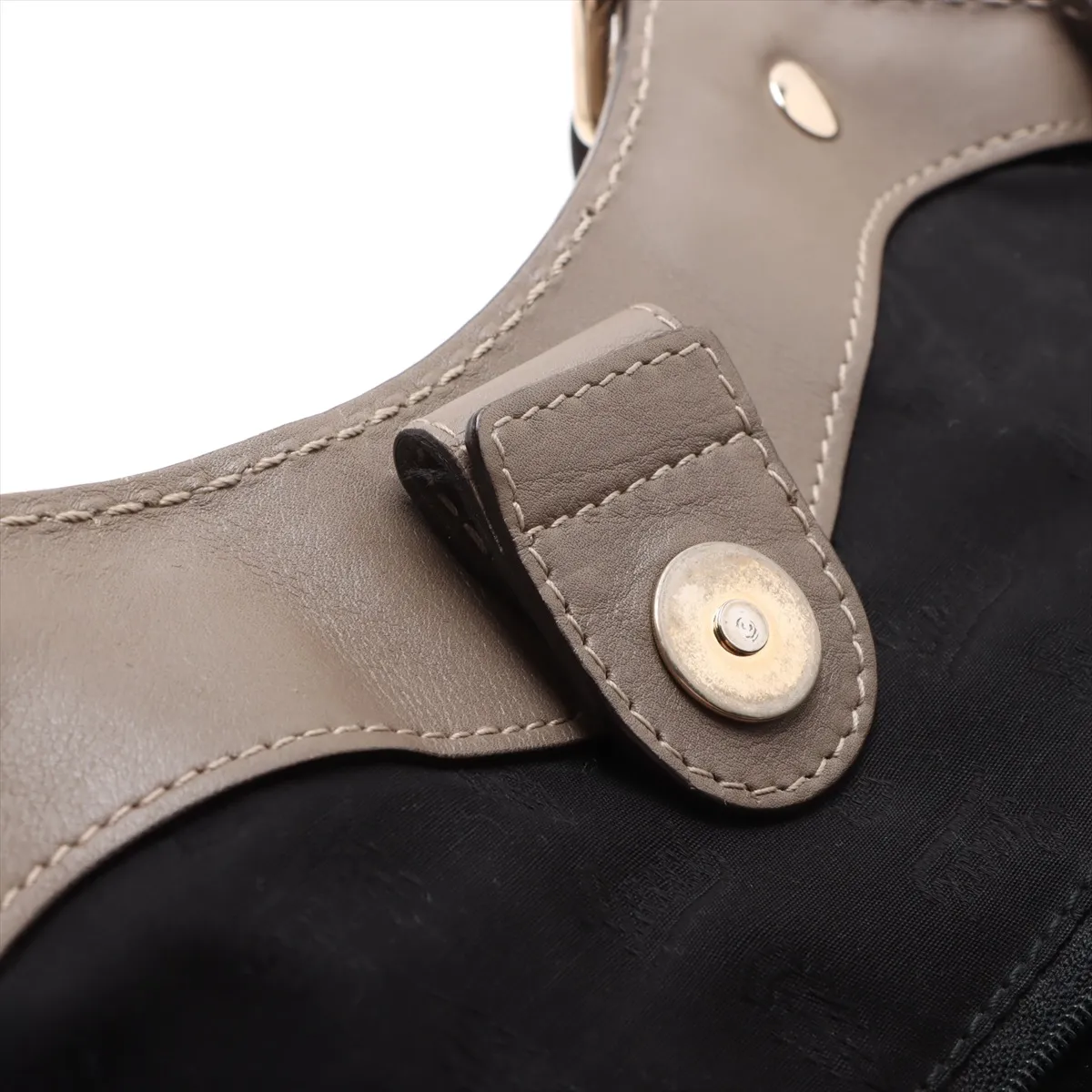 Guccisima Sookie Leather Handbag Beige 211944 — view 14