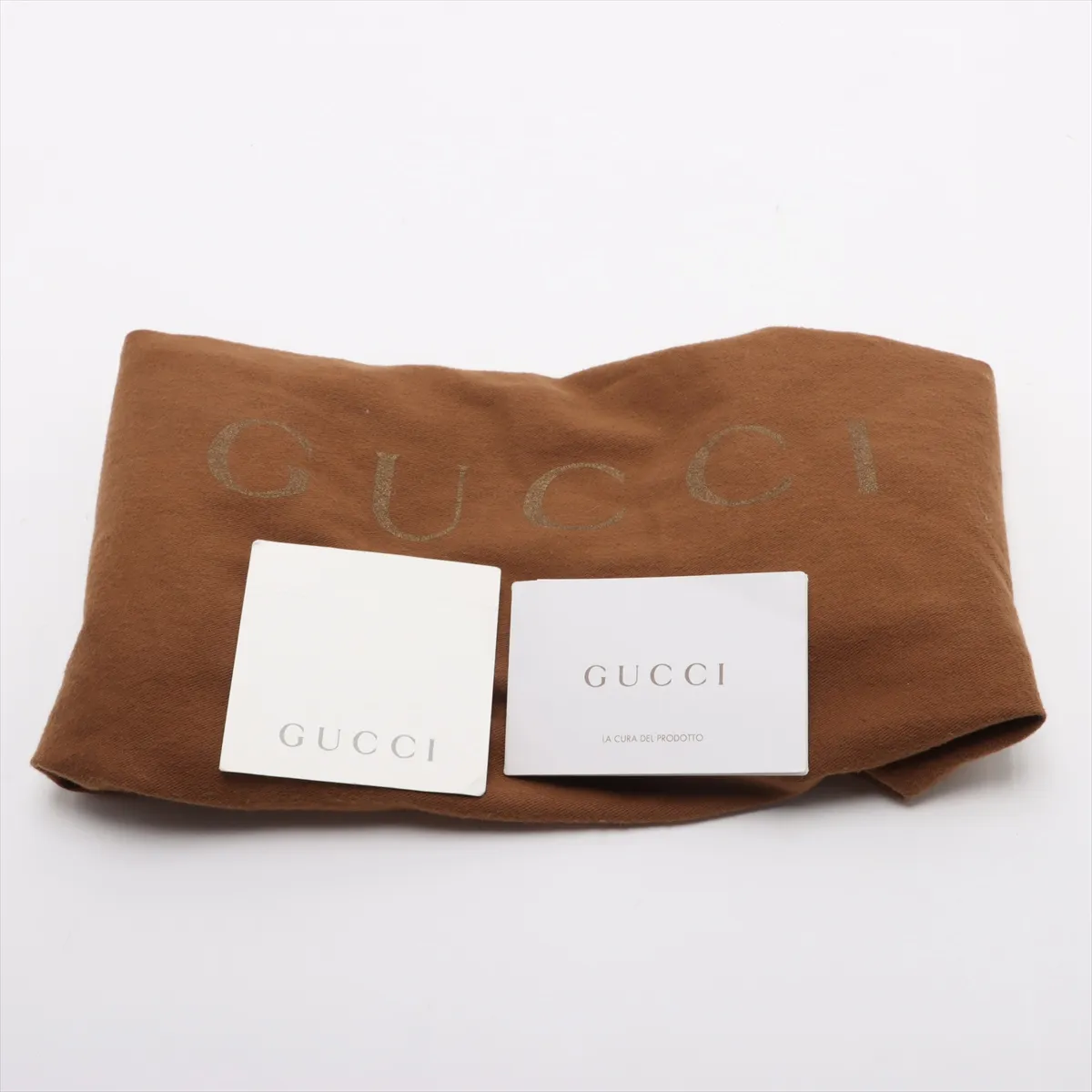 Guccisima Sookie Leather Handbag Beige 211944 — view 15