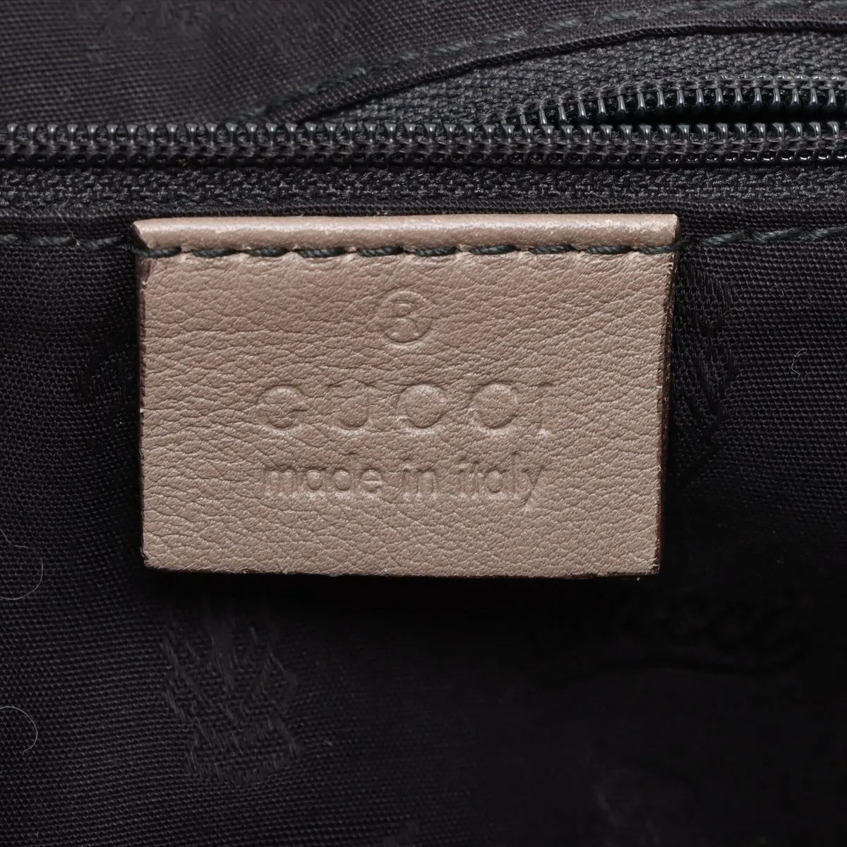 Guccisima Sookie Leather Handbag Beige 211944 — view 9