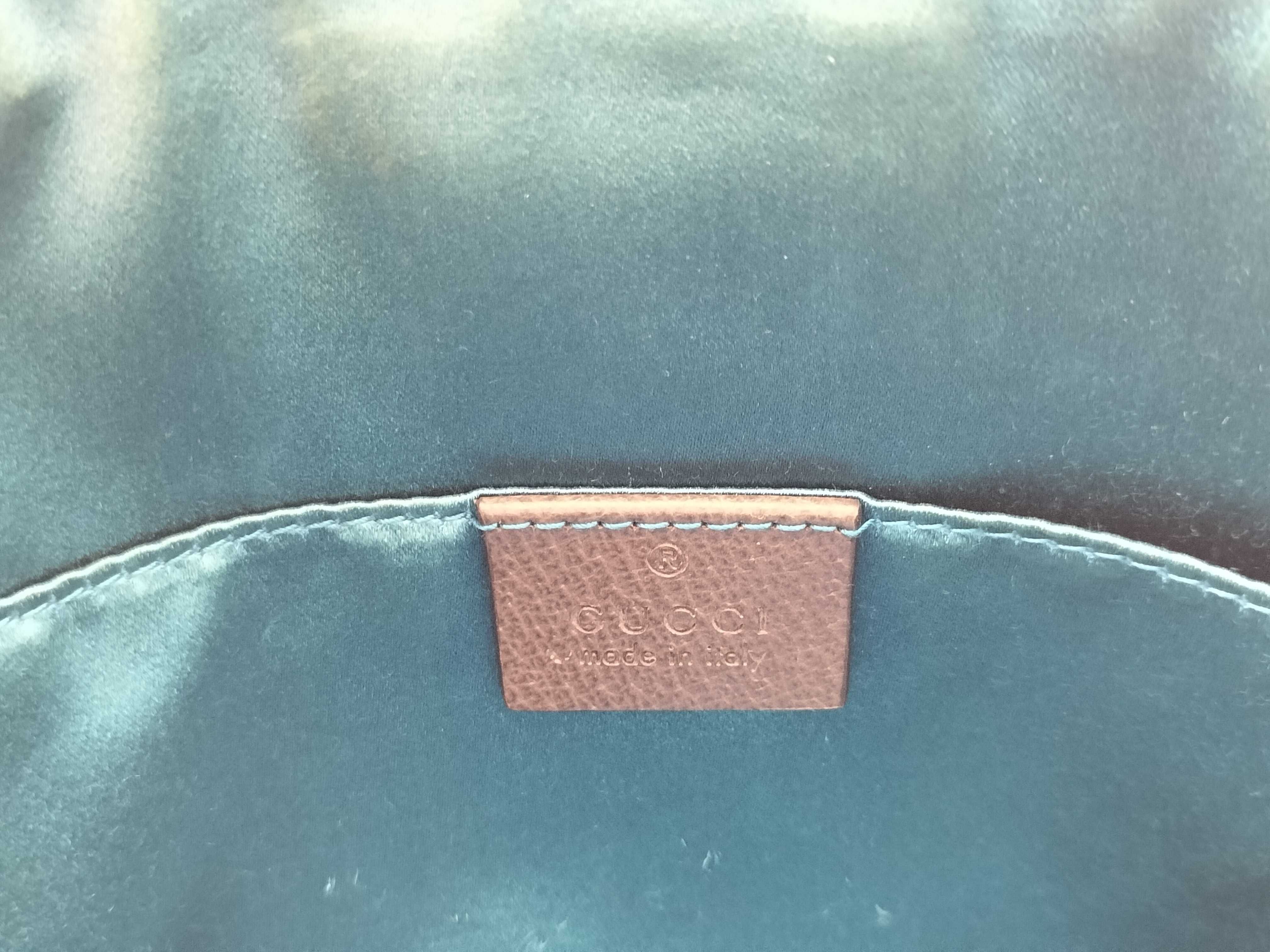 GG Supreme Ophidia PVC x Leather Shoulder Bag 499621 — view 13