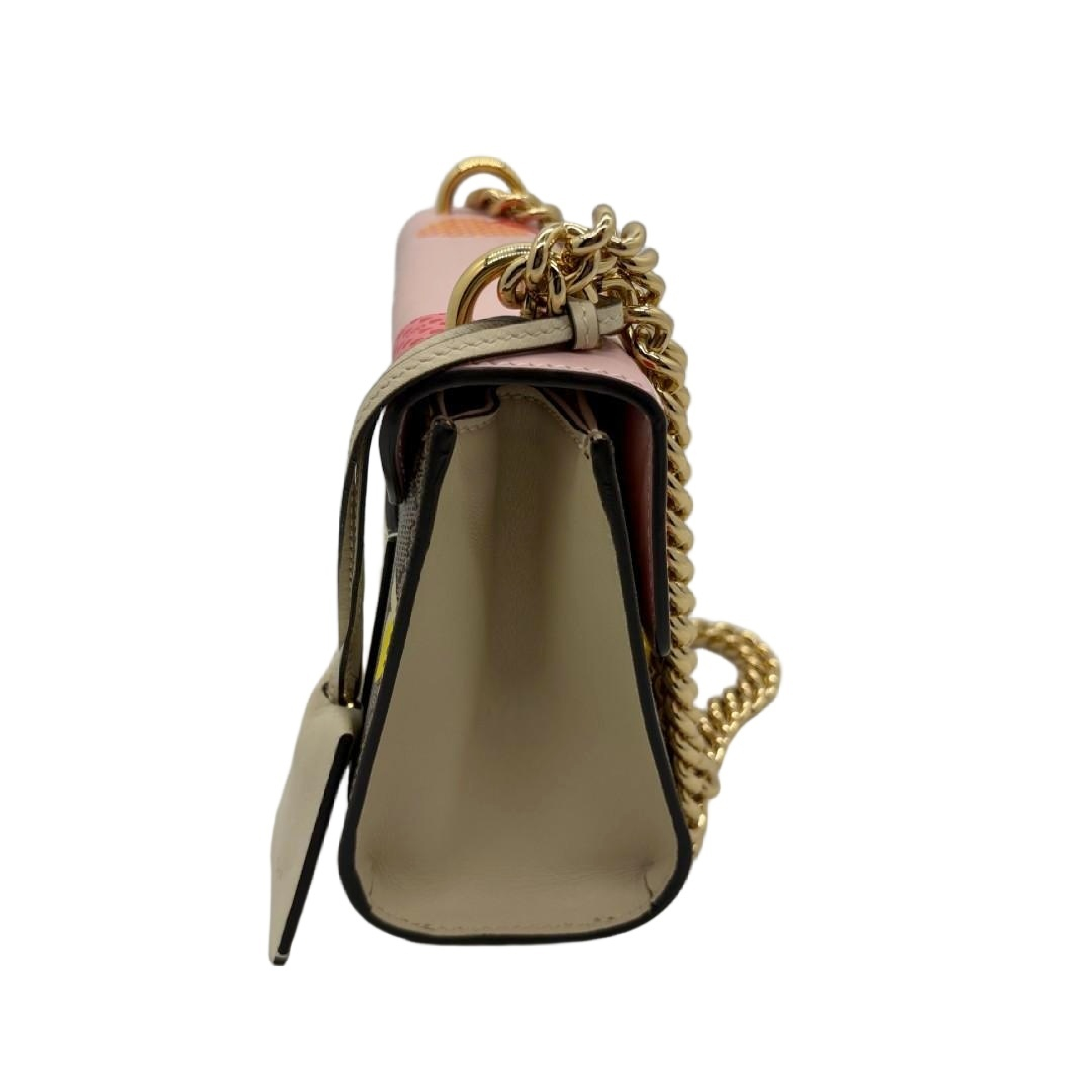 GG Supreme Strawberry Padlock Chain Shoulder Bag — view 3