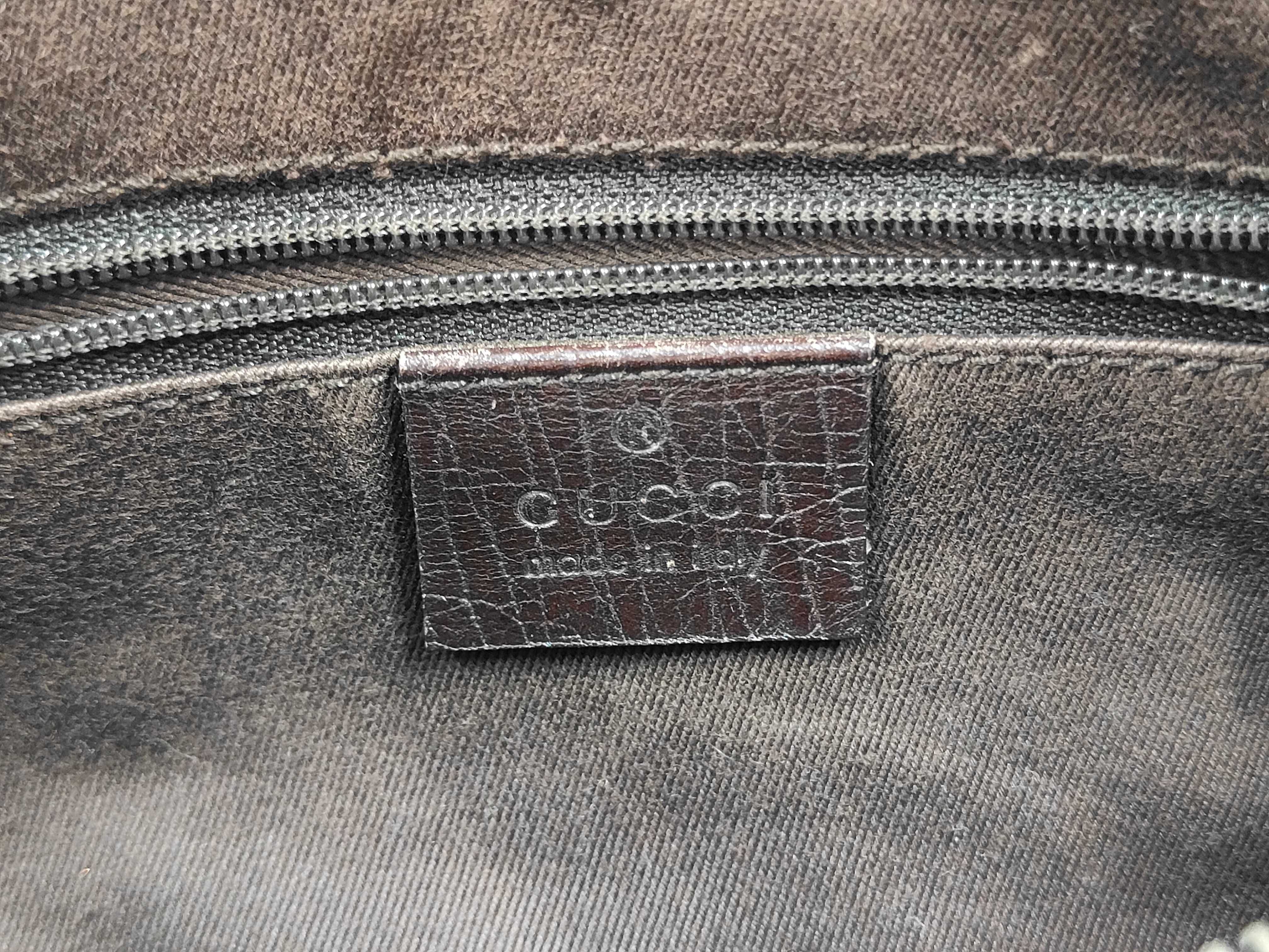 handbag, Sherry line, 30458, GG canvas, brown shoulder bag. — view 9
