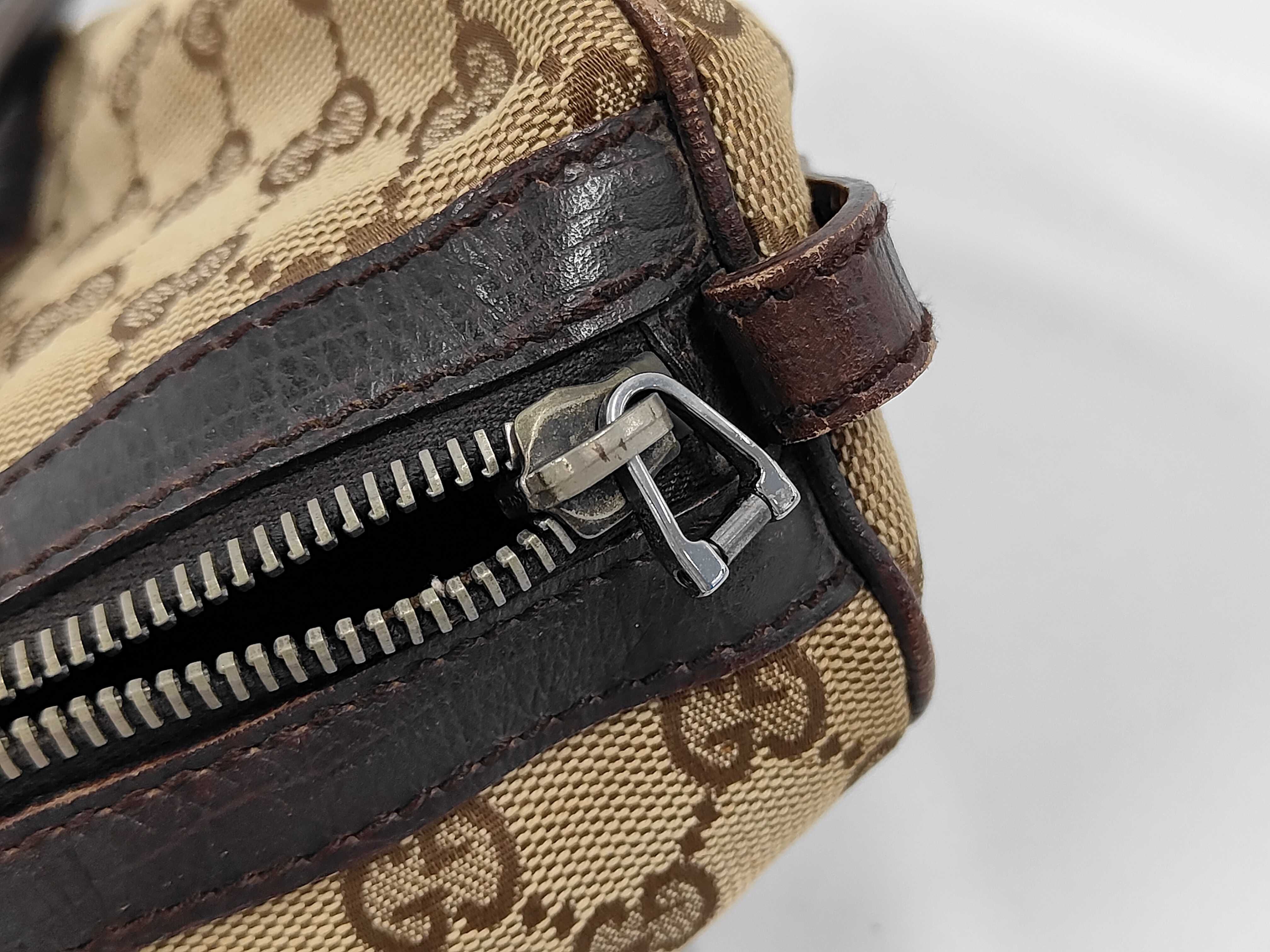 handbag, Sherry line, 30458, GG canvas, brown shoulder bag. — view 10