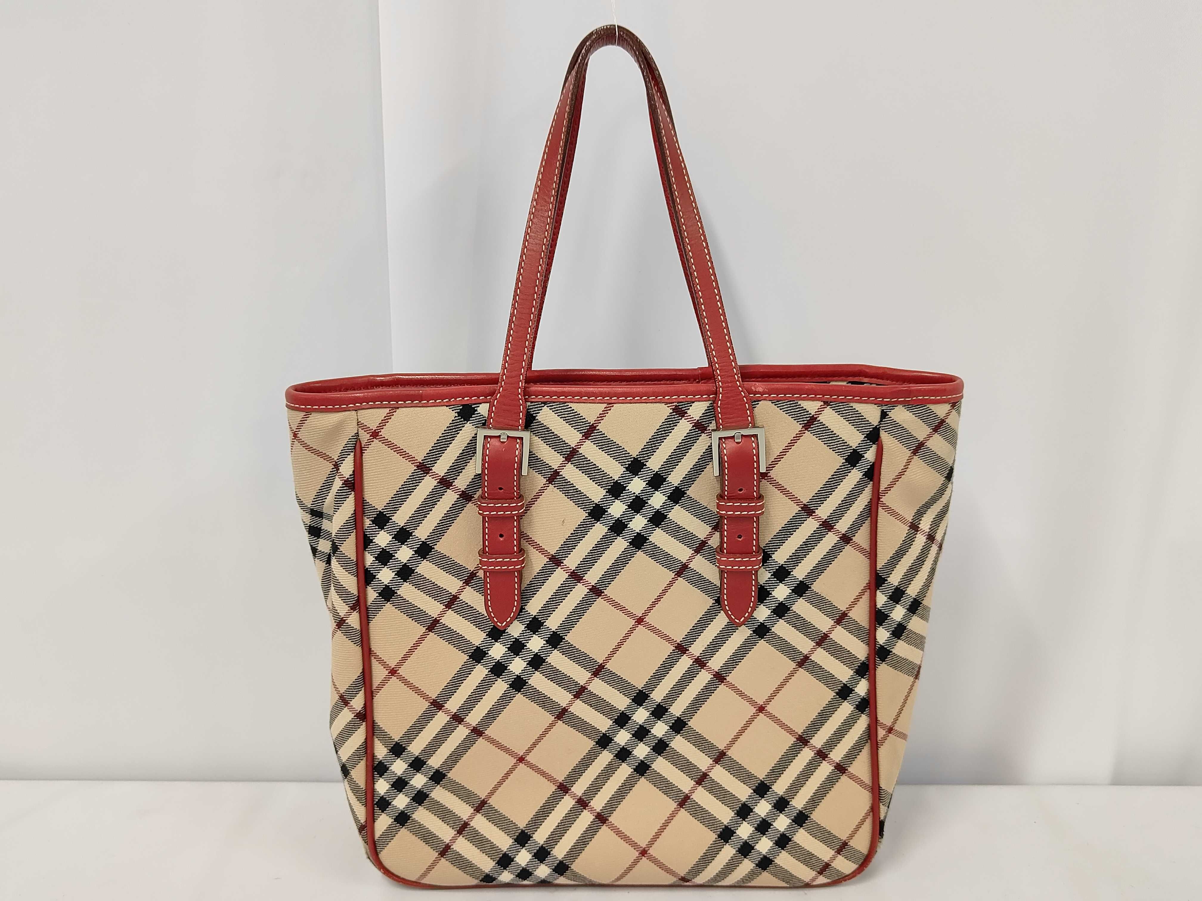 Nova Check Leather Handbag