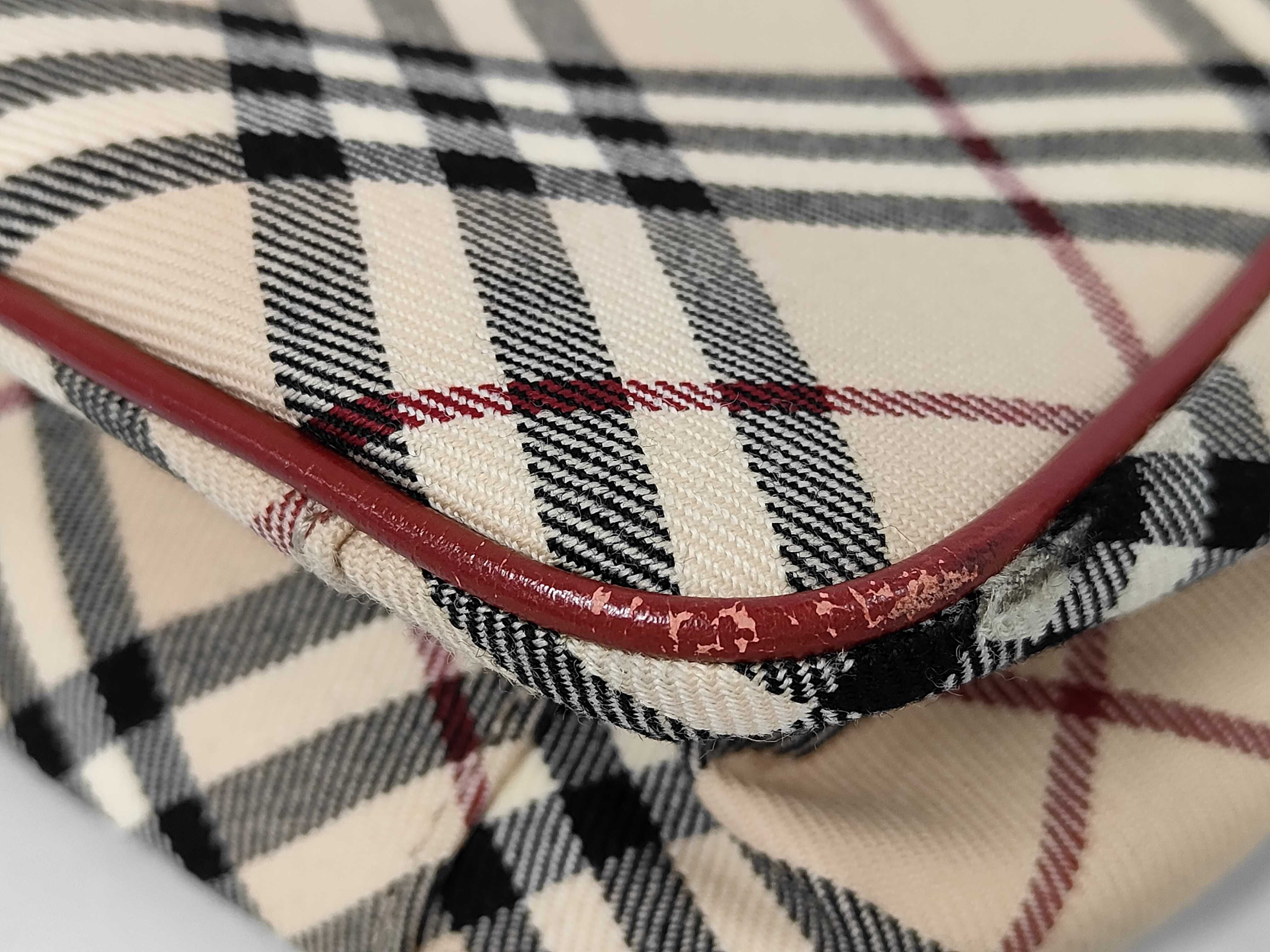 Nova Check Leather Handbag — view 6