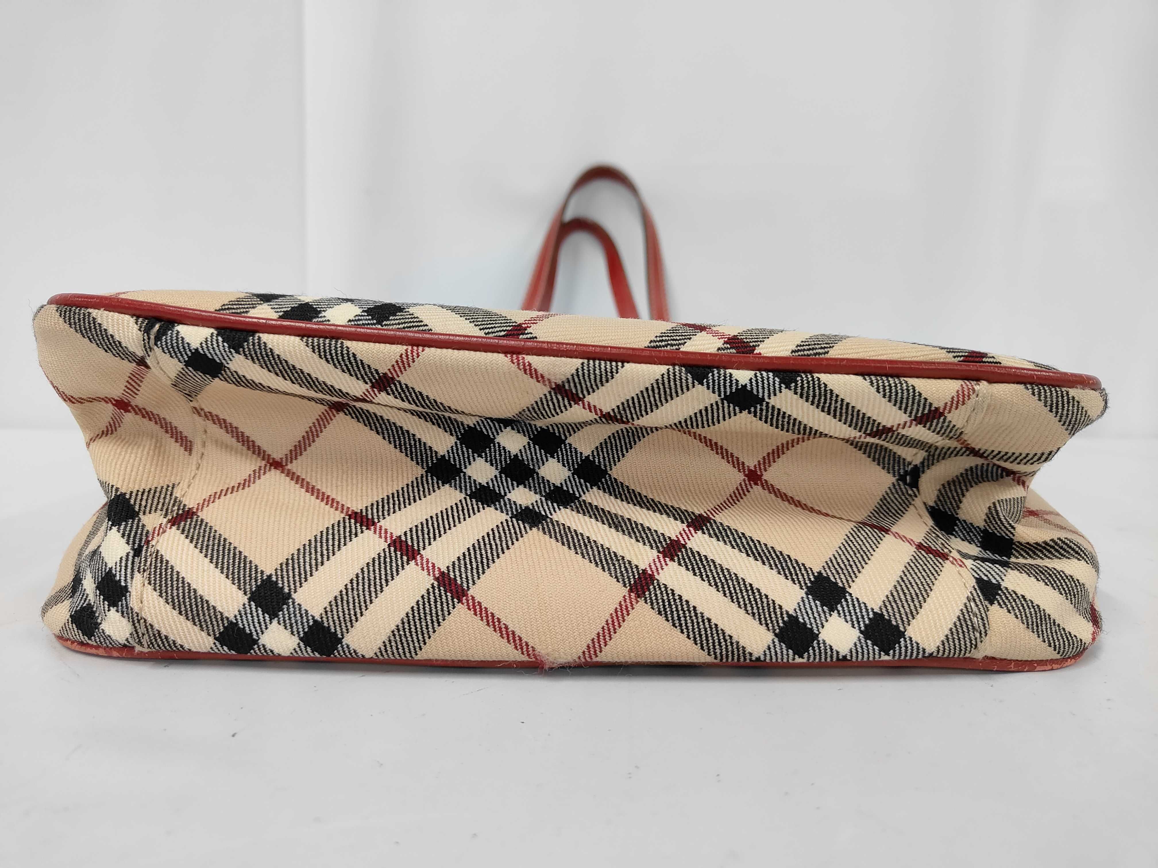 Nova Check Leather Handbag — view 7