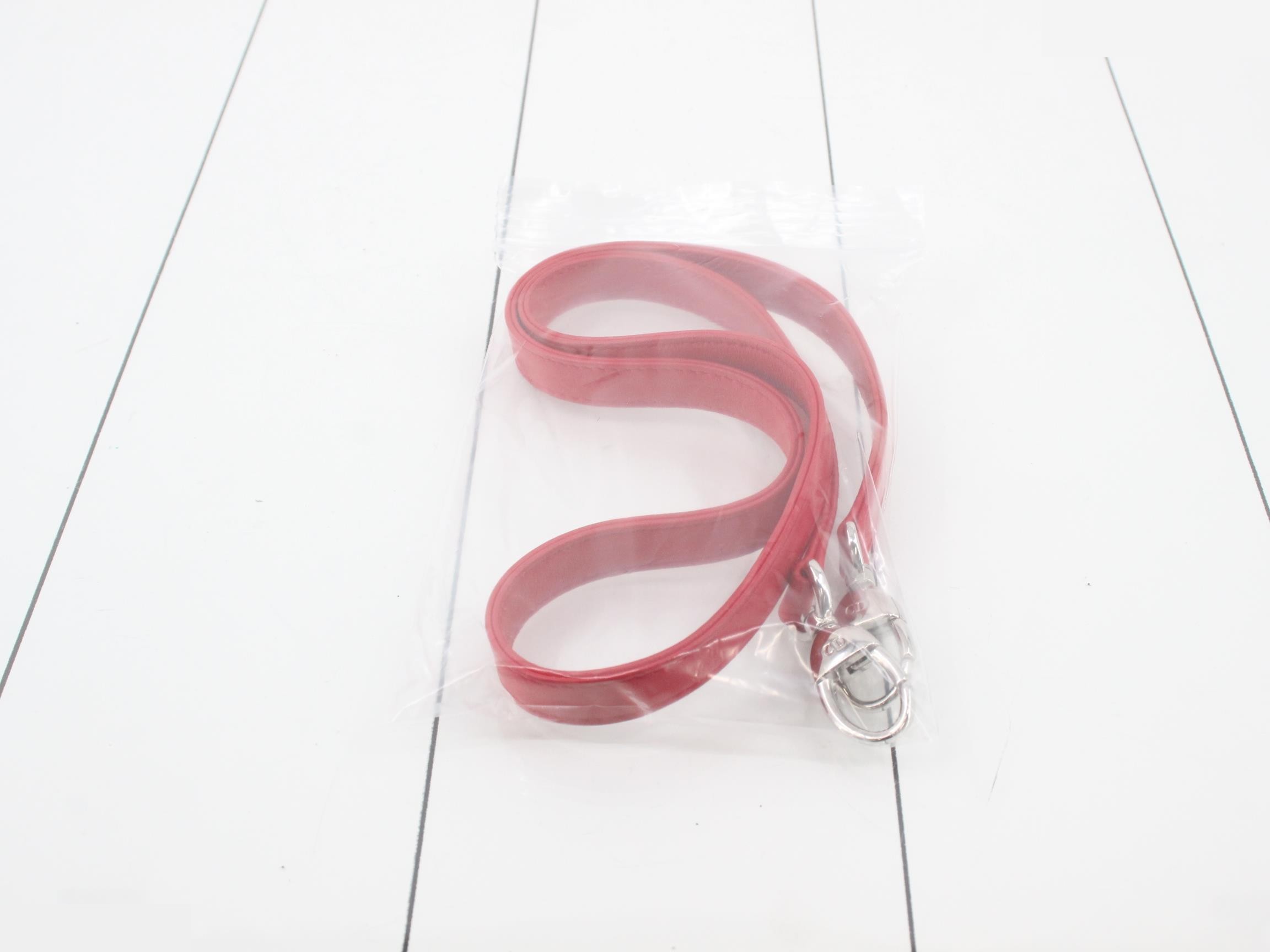 Lady Dior Canage Lamb 2-Way Handbag, Red — view 7