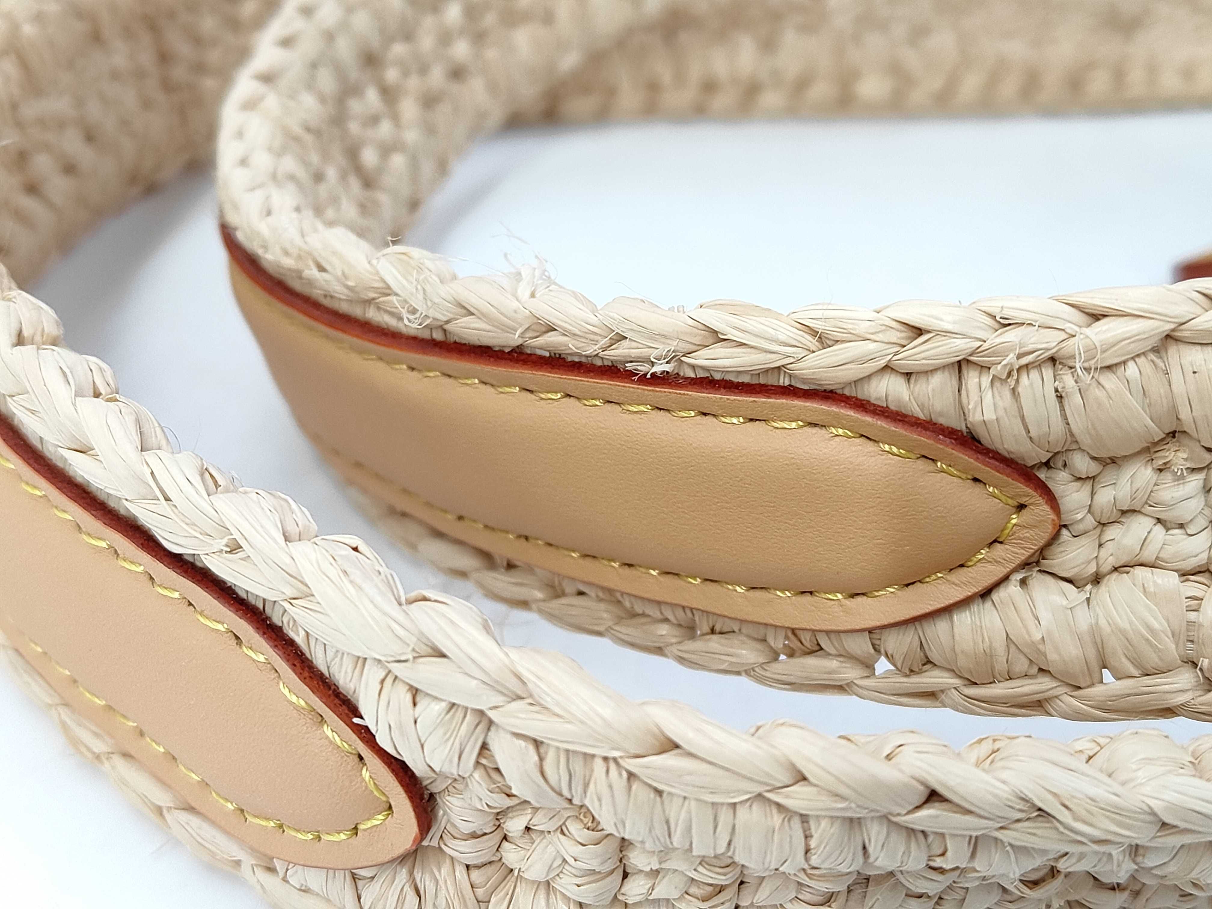 Damier Raffia Summer Shopper Tote Bag — view 4