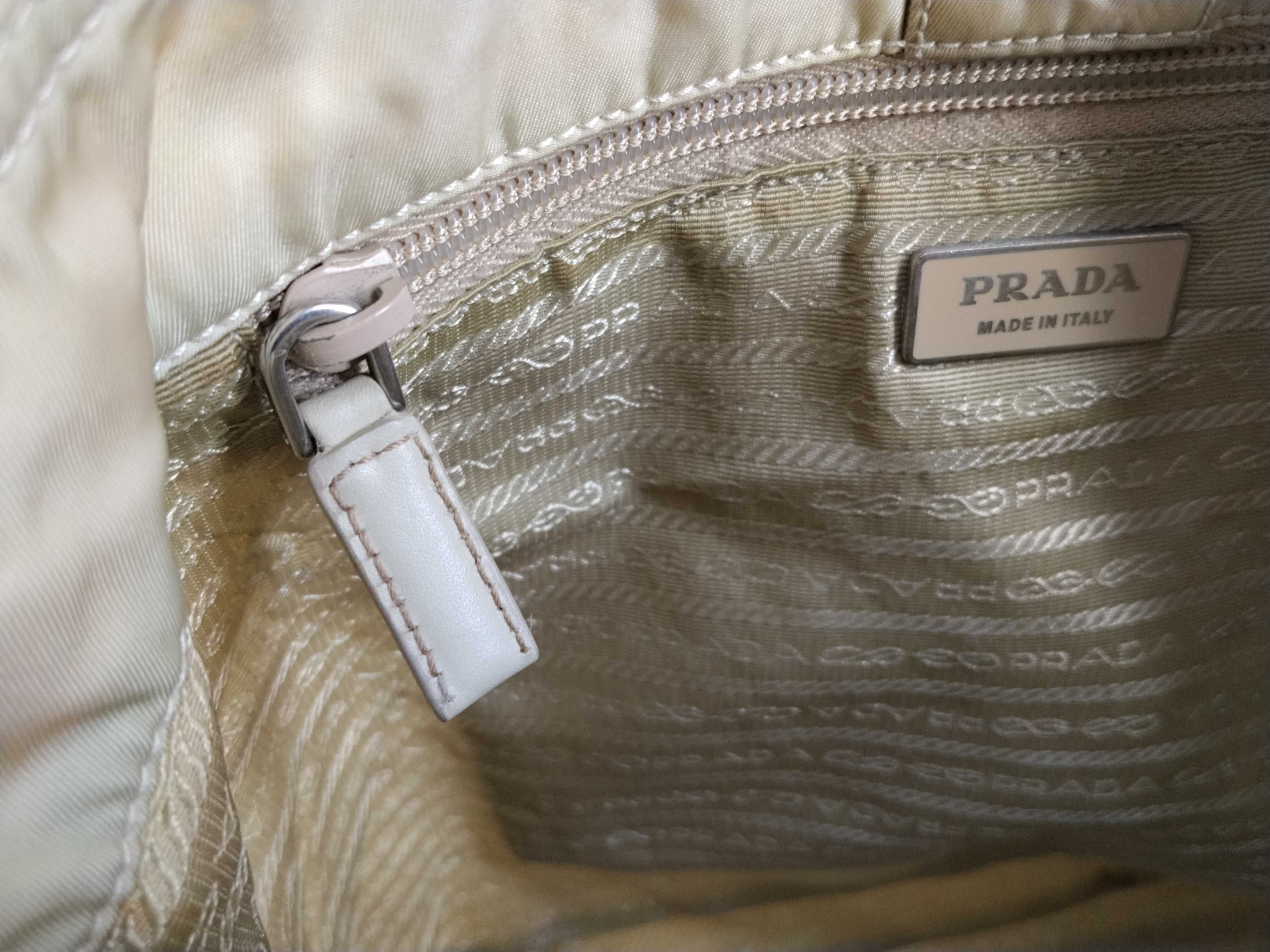 Nylon Prada Shoulder Bag Light Beige Shoulder Bag — view 14