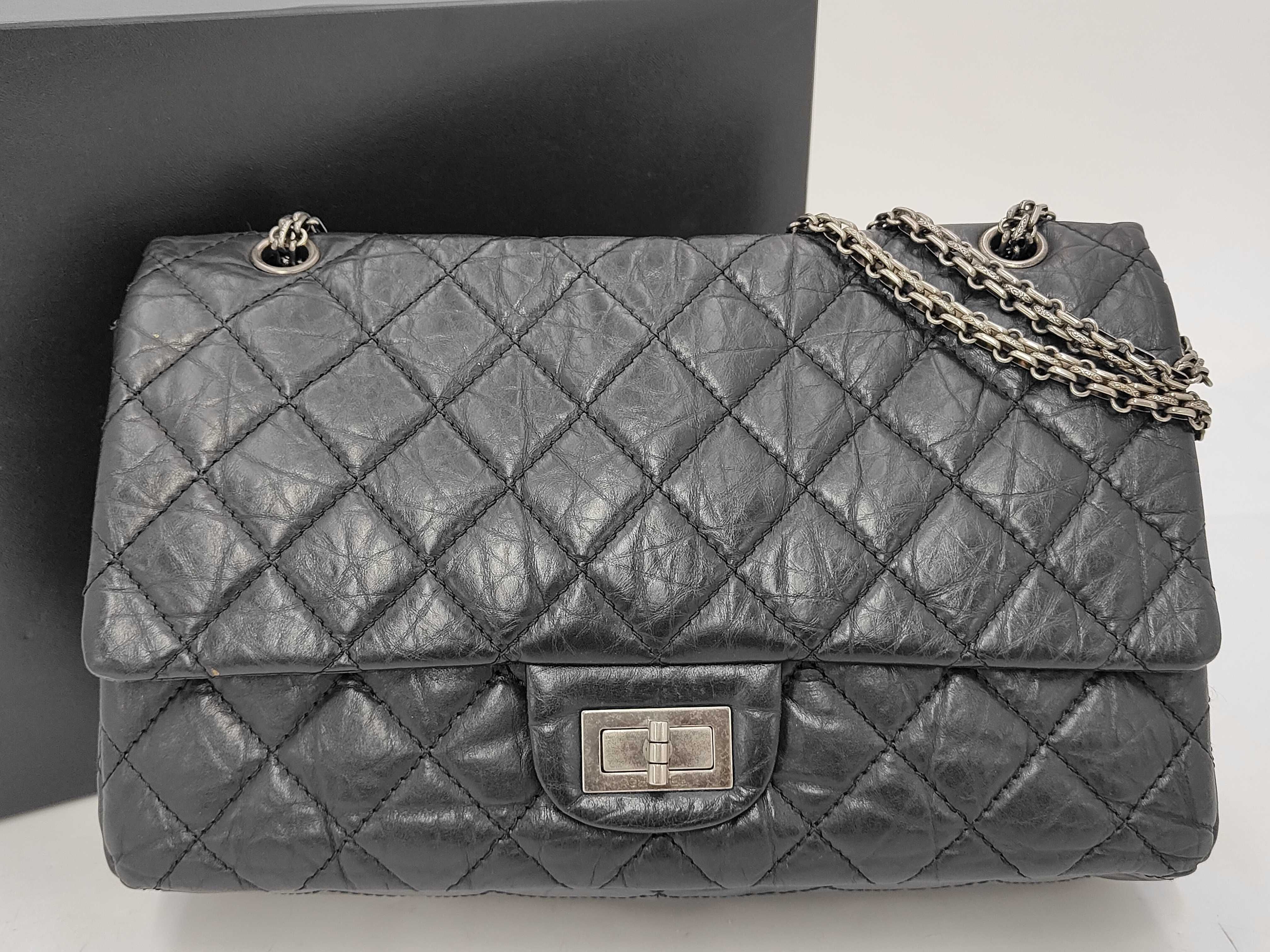 2.55 black shoulder bag
