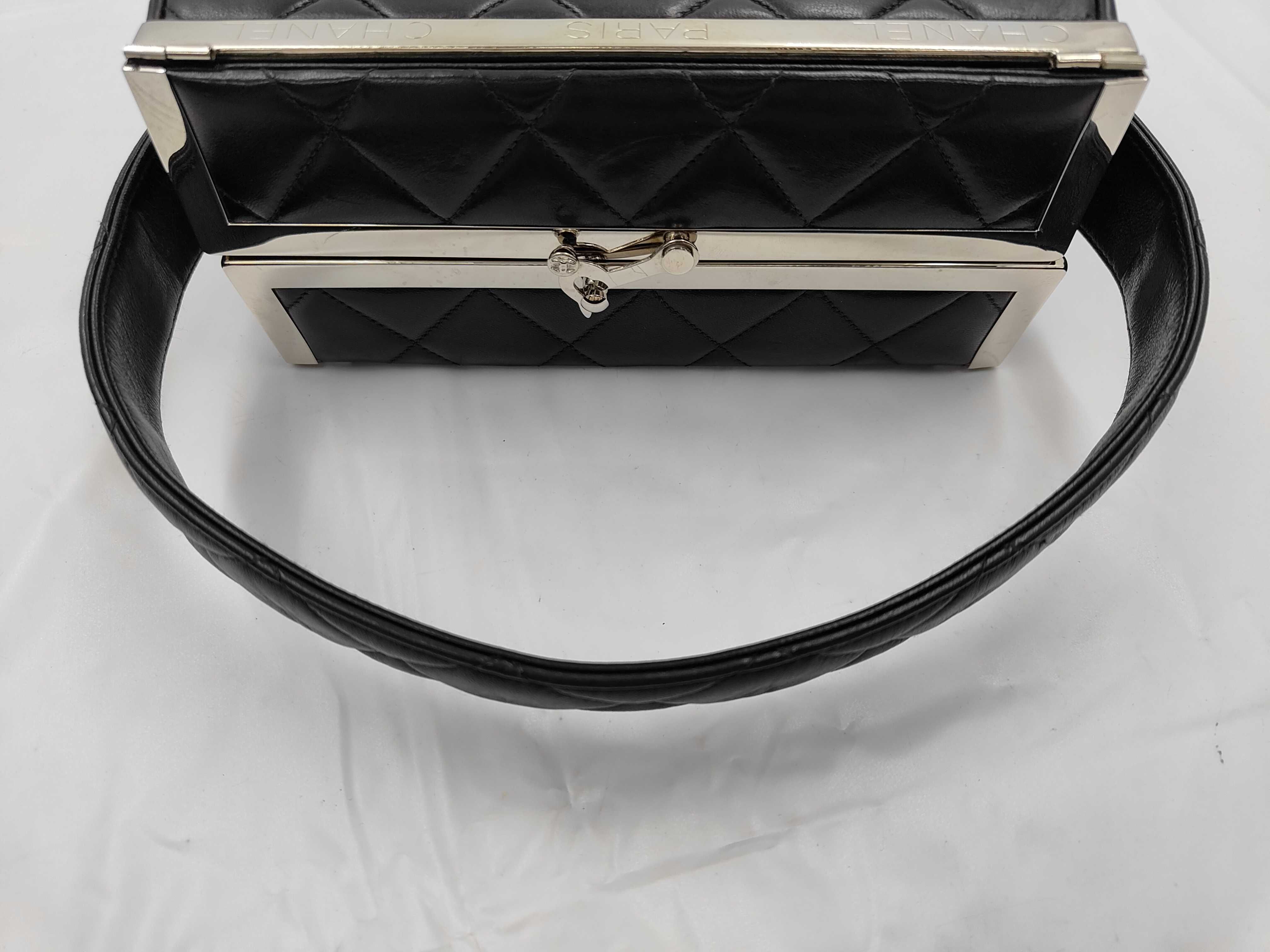 Matelassé Handbag, Black, Series 4 — view 3