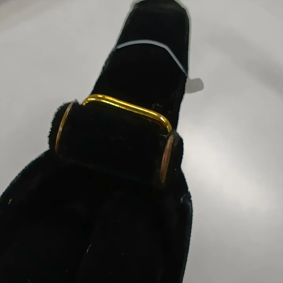 Matelassé Velour Handbag, Black with Gold Hardware, Item No. 2999250 (Serial Number 2) — view 14