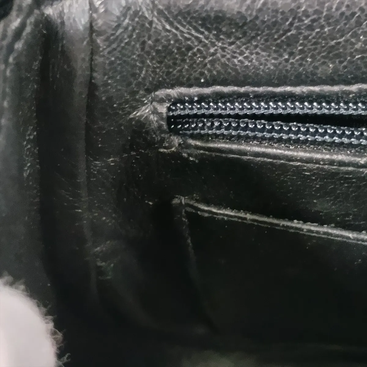 Matelassé Velour Handbag, Black with Gold Hardware, Item No. 2999250 (Serial Number 2) — view 15