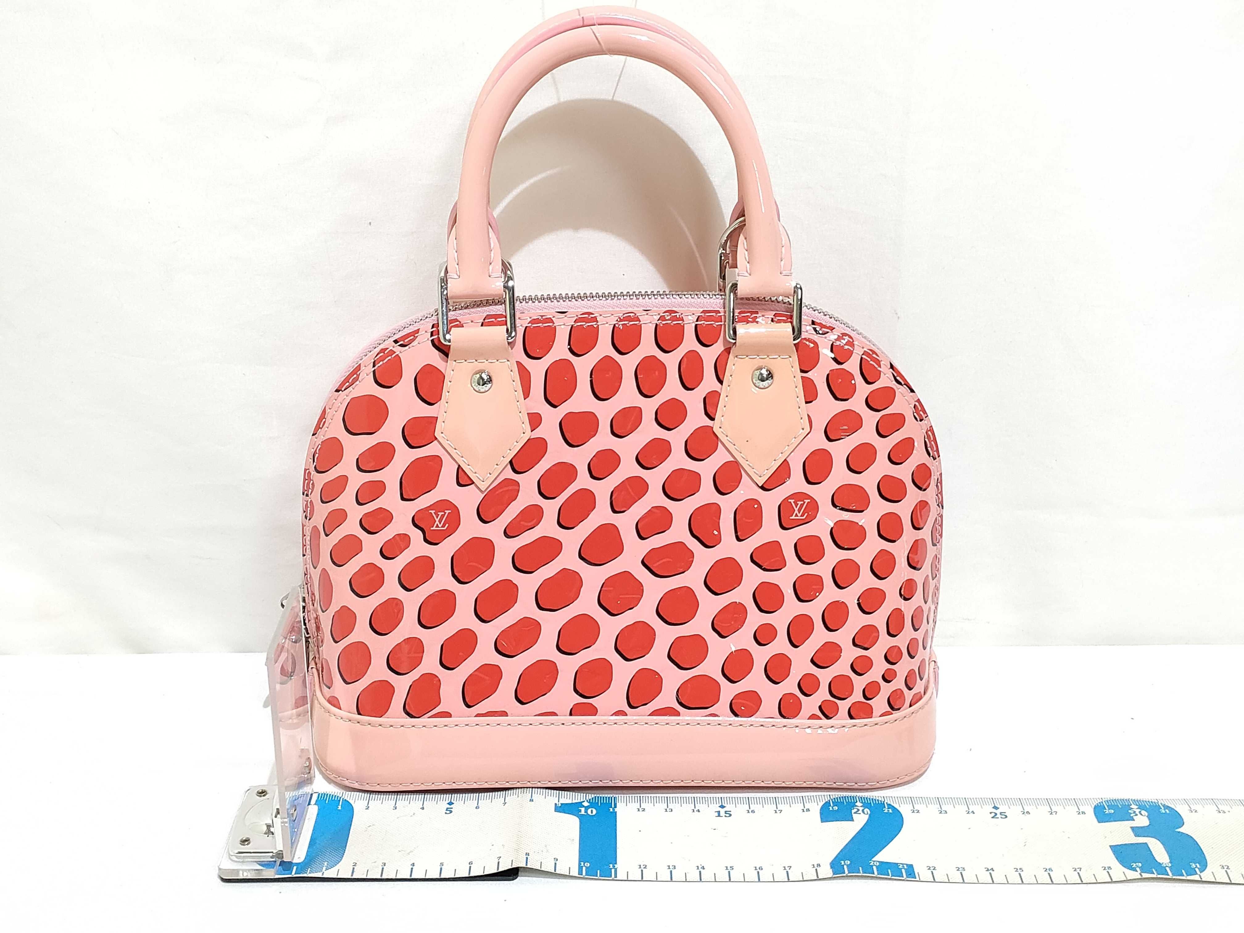 FR- Verni Jungle Dots Alma BB M41996 FL1116 Pink Handbag — view 2