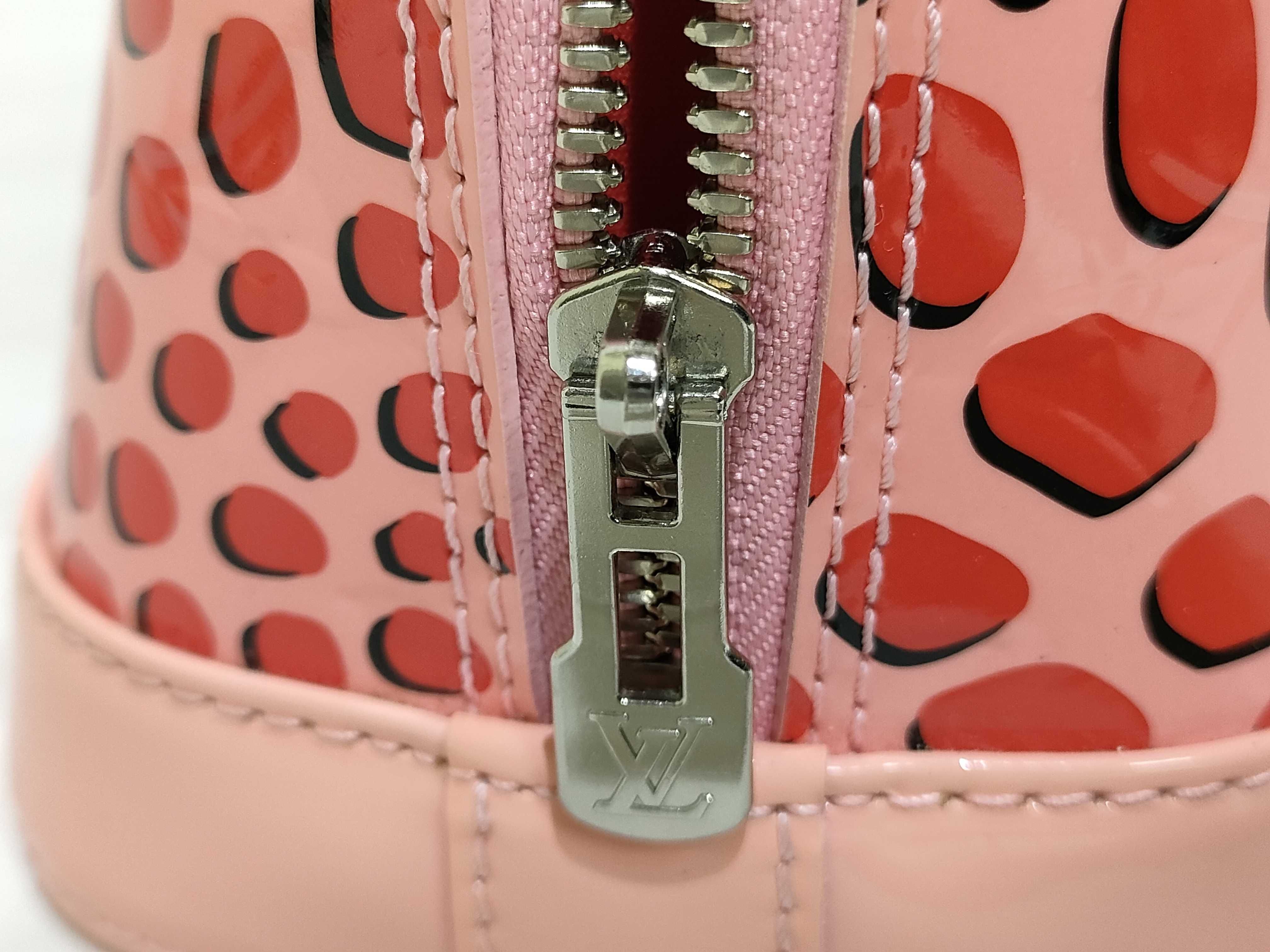 FR- Verni Jungle Dots Alma BB M41996 FL1116 Pink Handbag — view 13