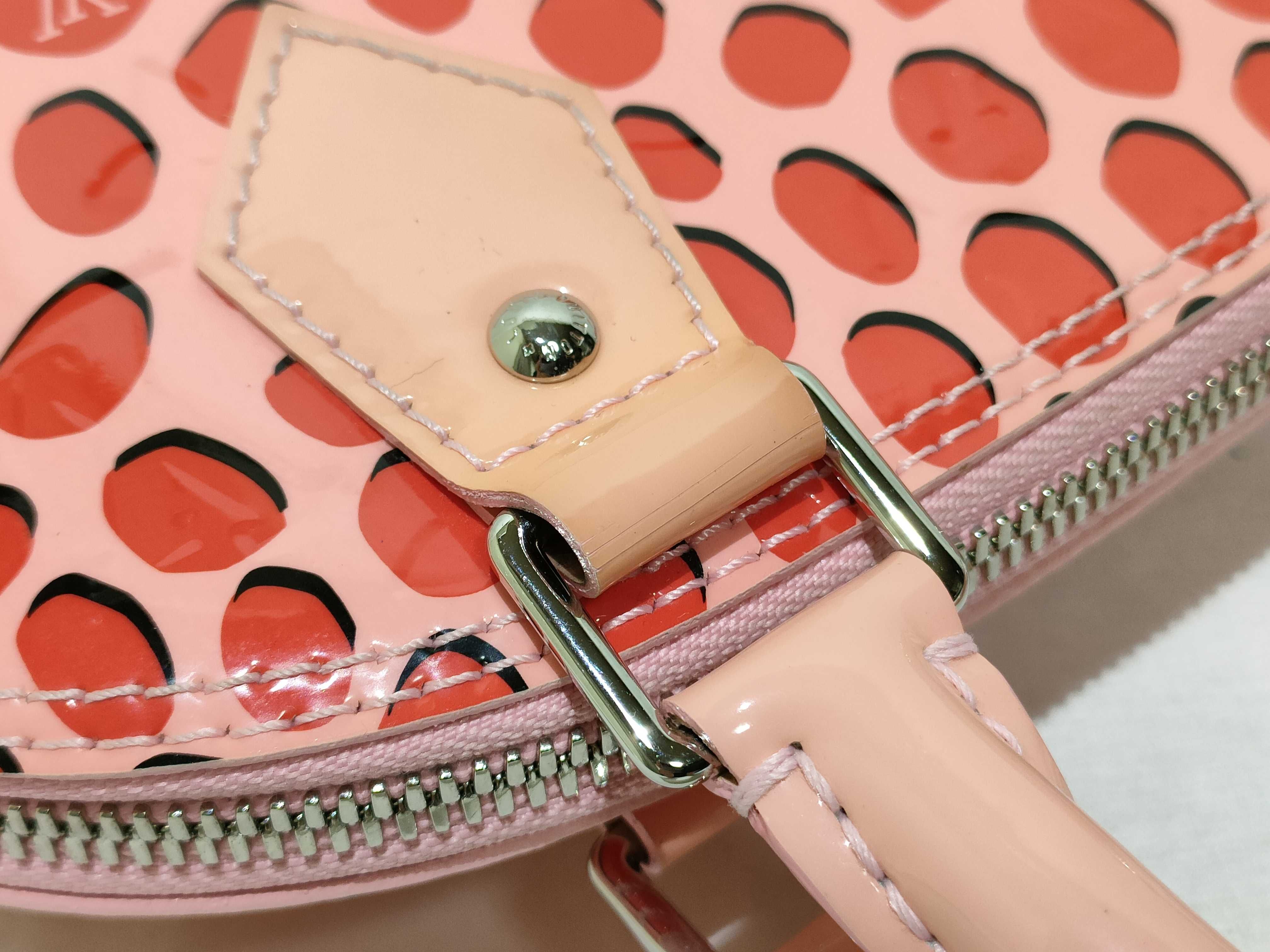 FR- Verni Jungle Dots Alma BB M41996 FL1116 Pink Handbag — view 5