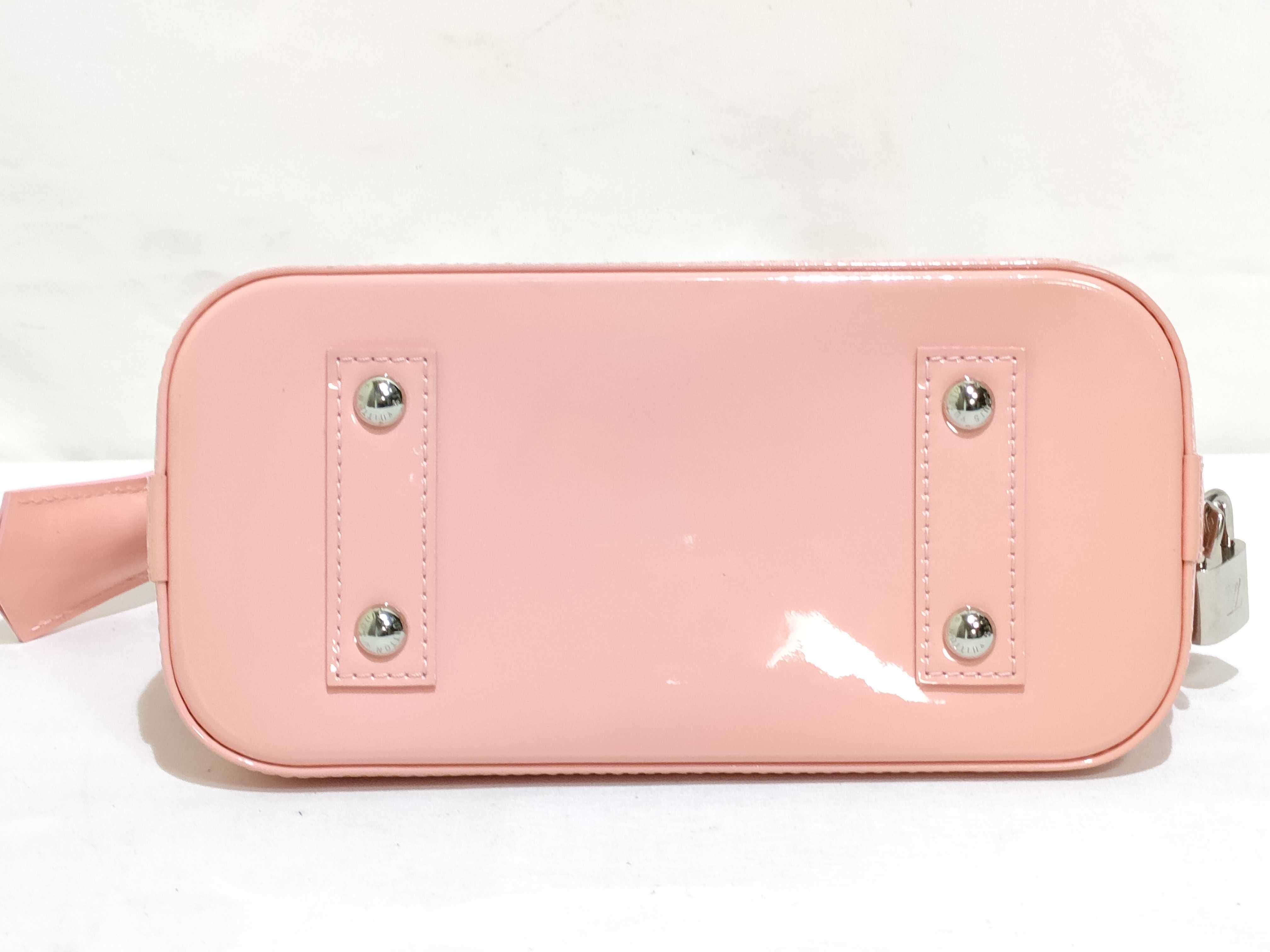 FR- Verni Jungle Dots Alma BB M41996 FL1116 Pink Handbag — view 7