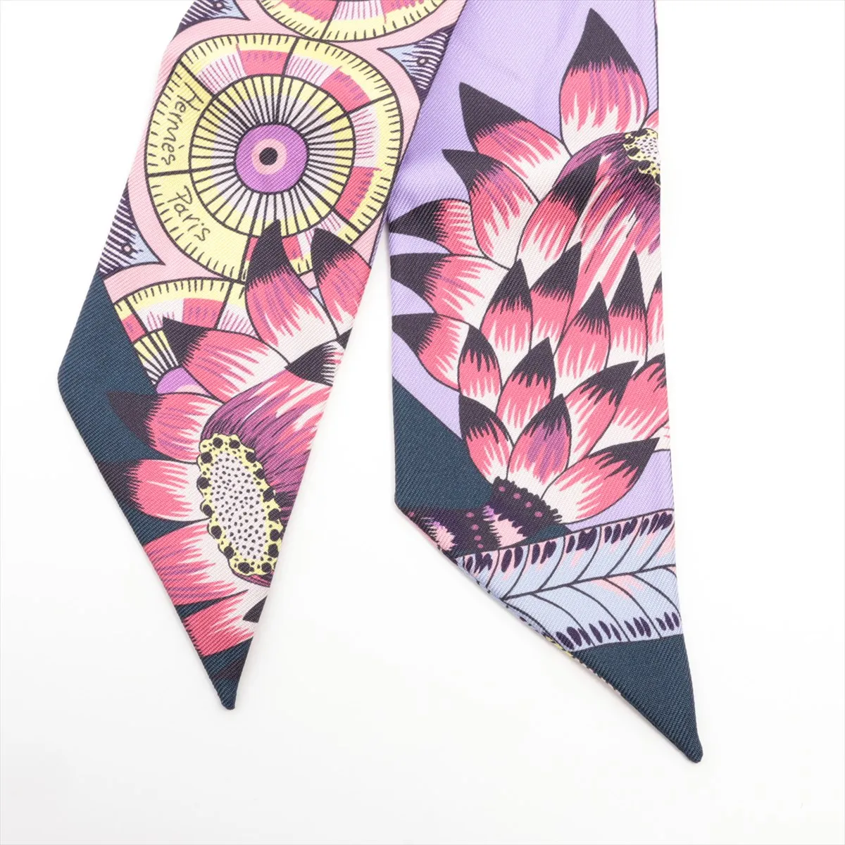 Twilly THE SAVANA DANCE Scarf Silk Purple Thread — view 2