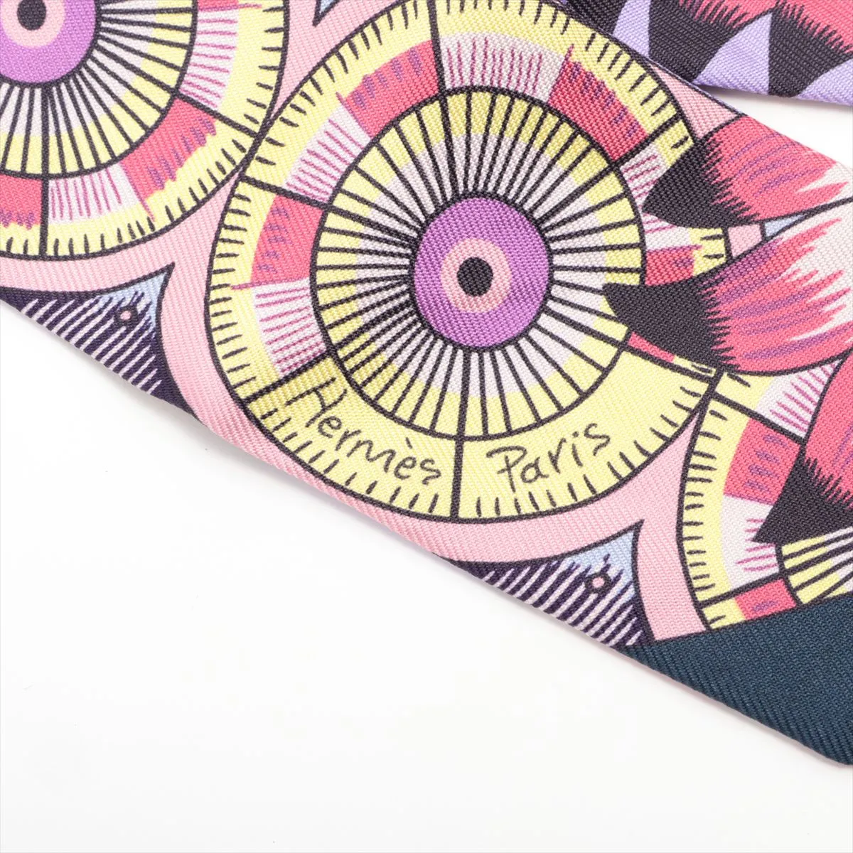 Twilly THE SAVANA DANCE Scarf Silk Purple Thread — view 3