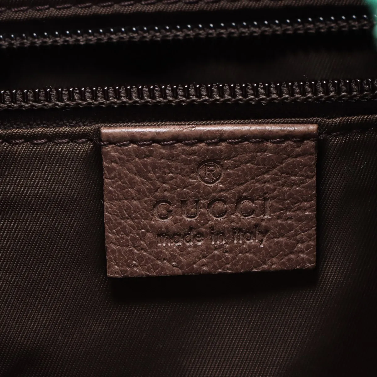 Pile x Canvas Backpack/Rucksack, Green, 562911 — view 13