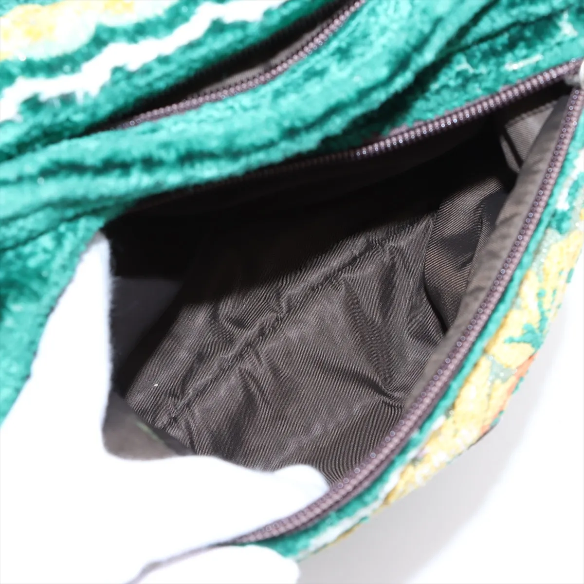 Pile x Canvas Backpack/Rucksack, Green, 562911 — view 9