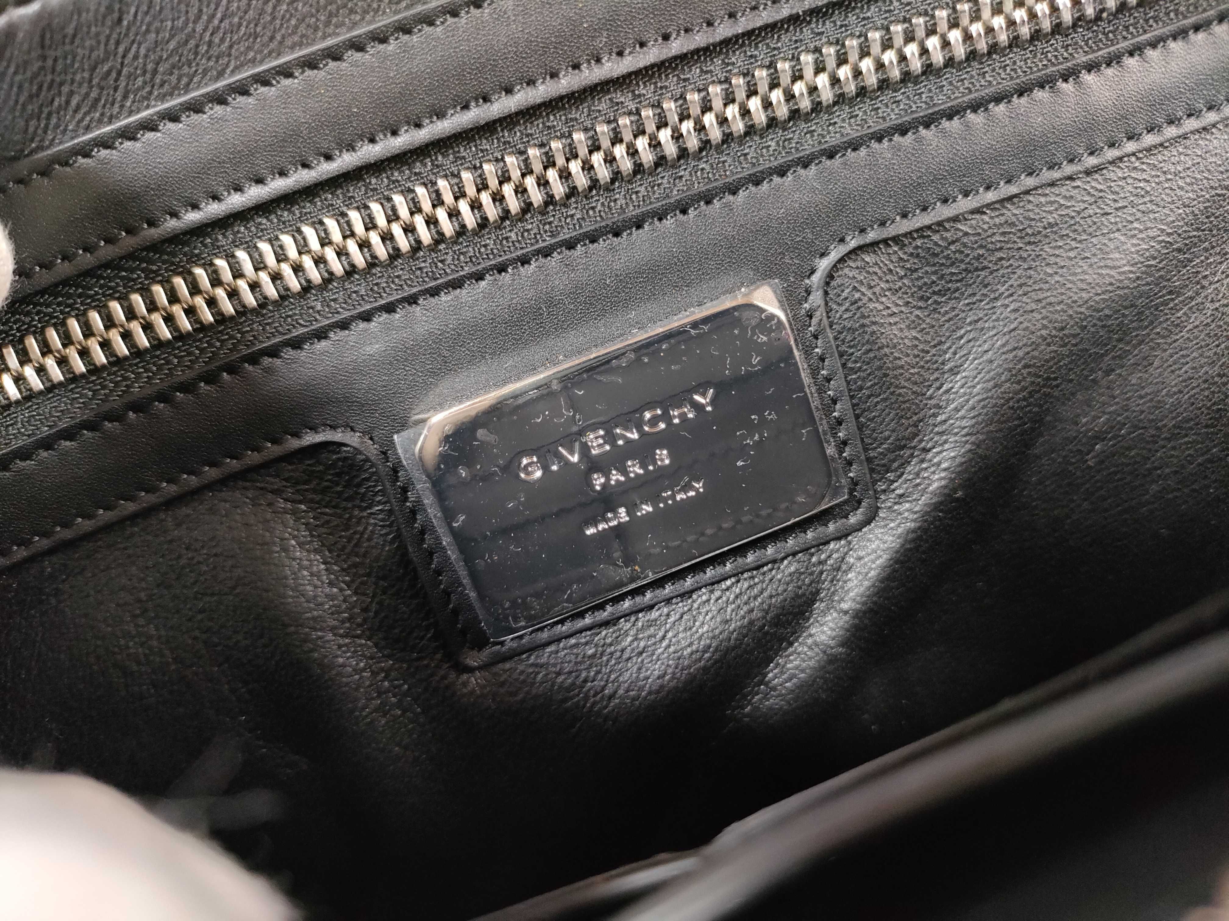 FR- Leather Clutch bag Black — view 12