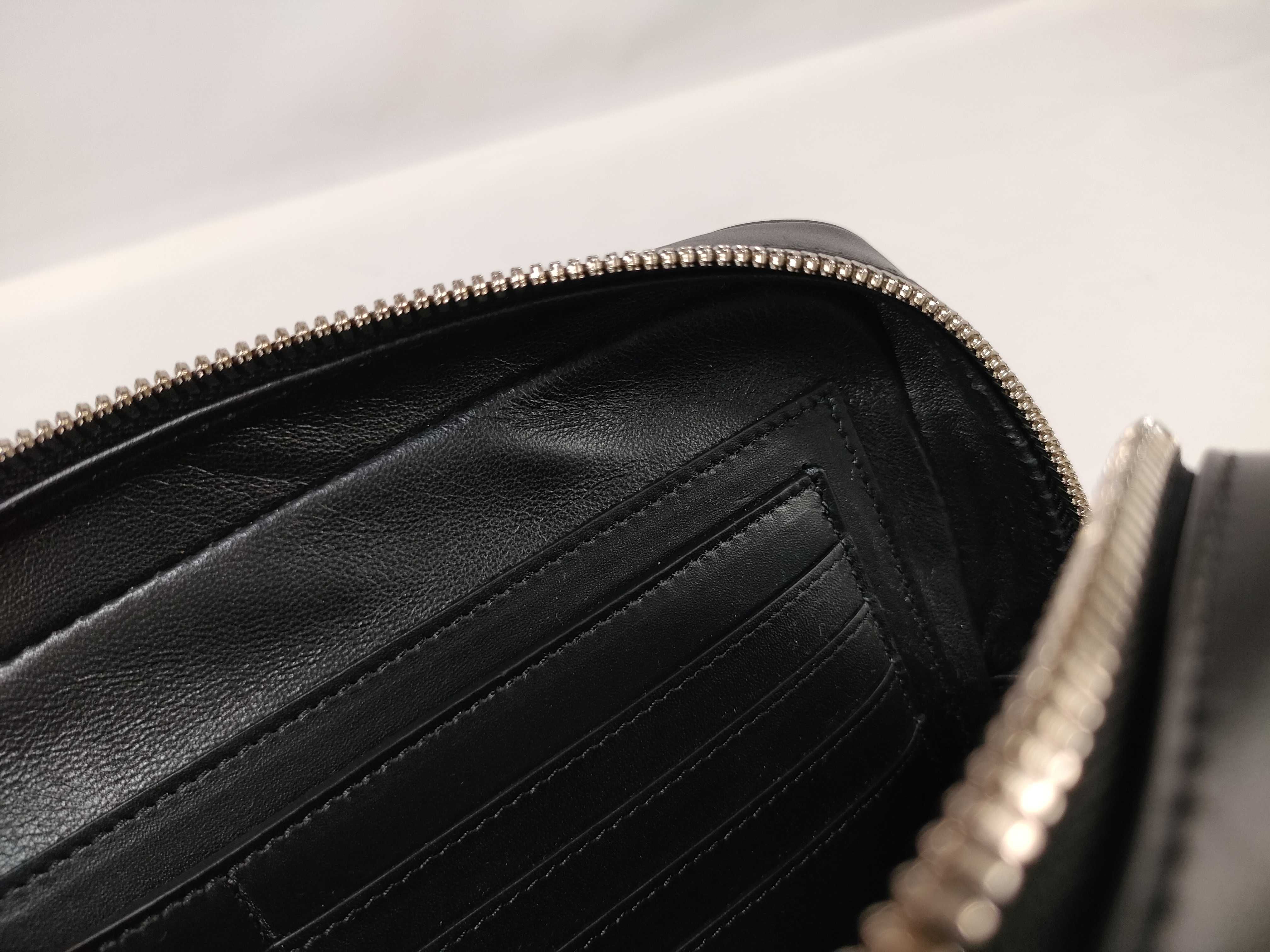 FR- Leather Clutch bag Black — view 15