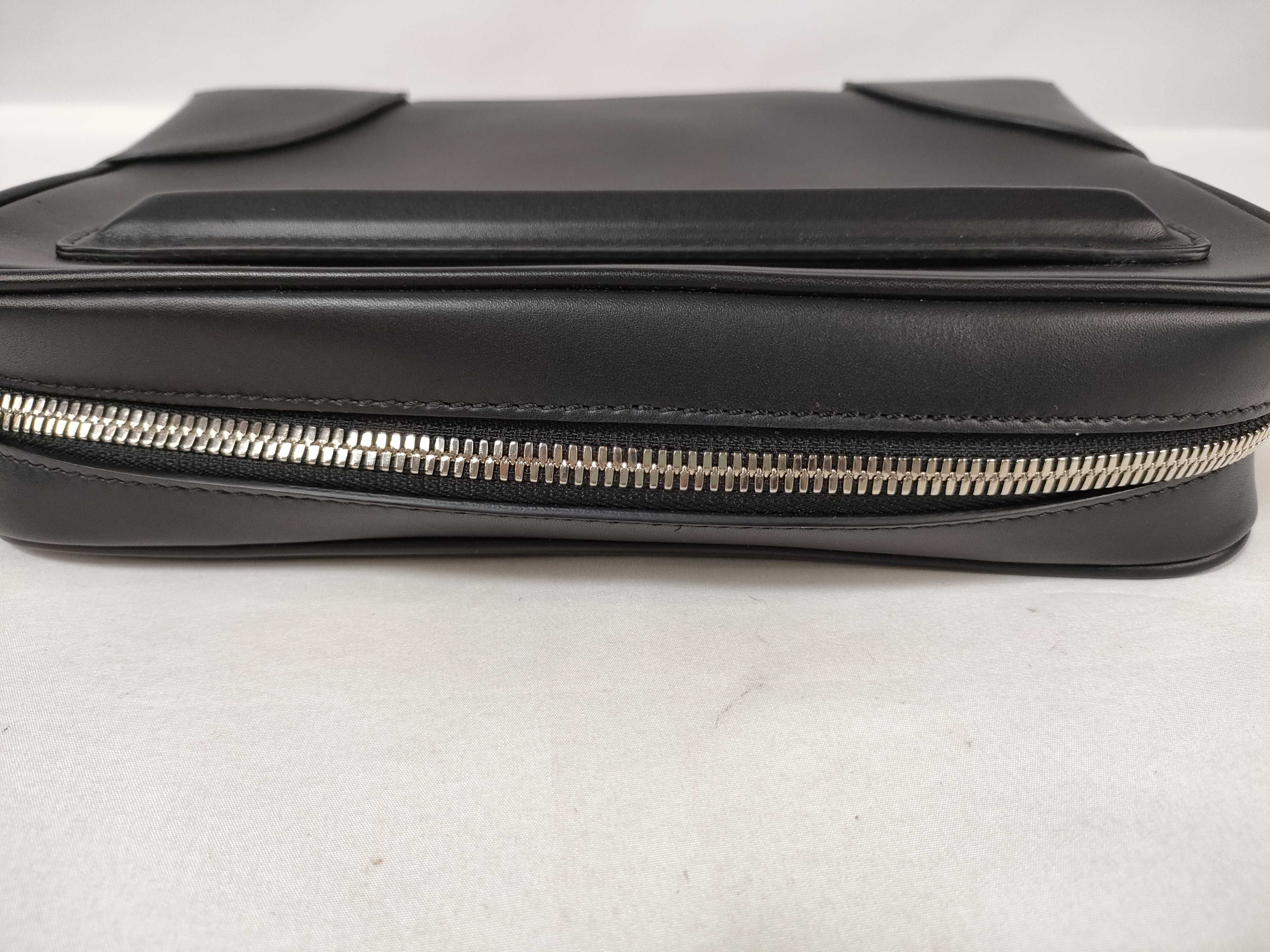 FR- Leather Clutch bag Black — view 6