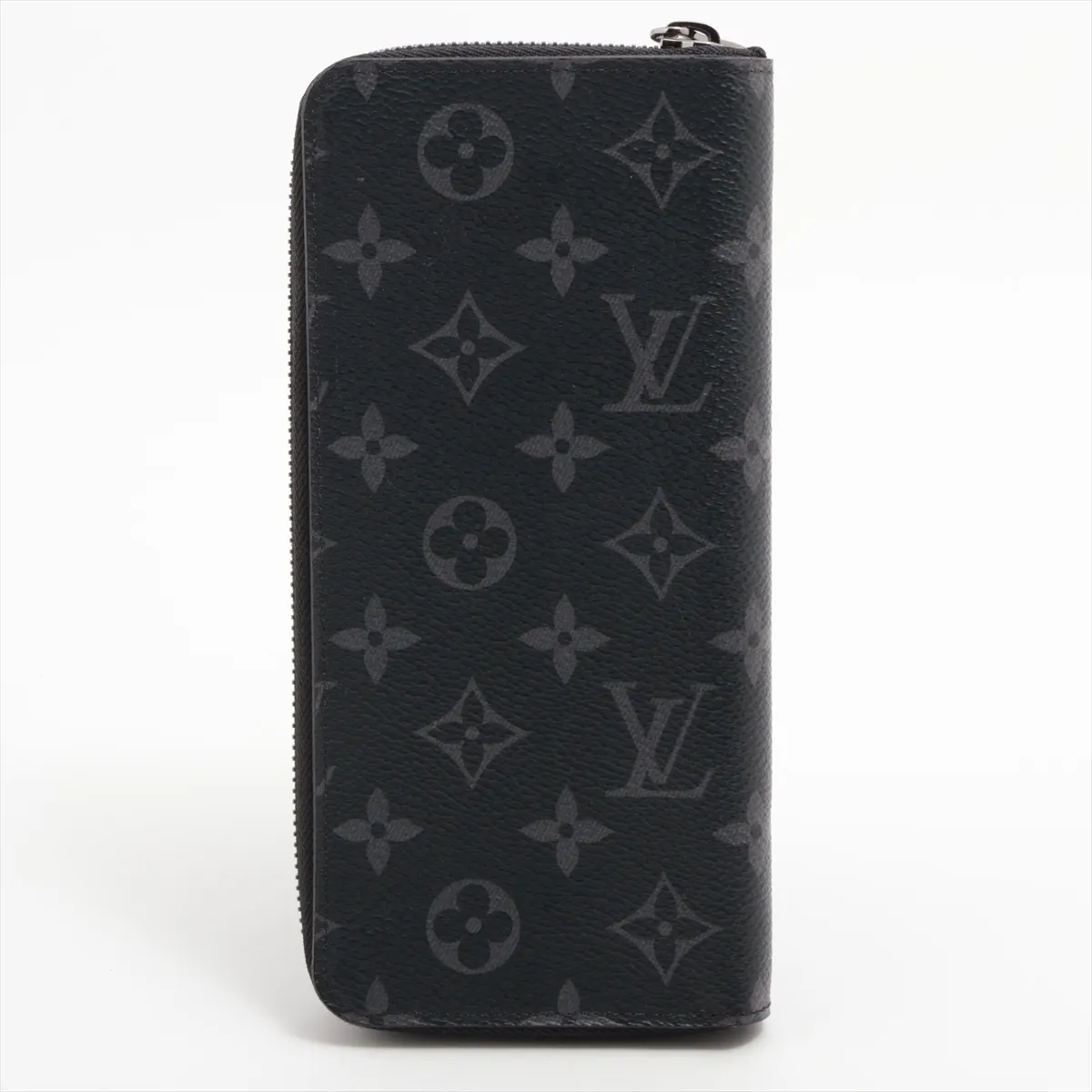 Monogram Eclipse Zippy Wallet Vertical M62295 CT1179 Black Round Zip Wallet — view 2