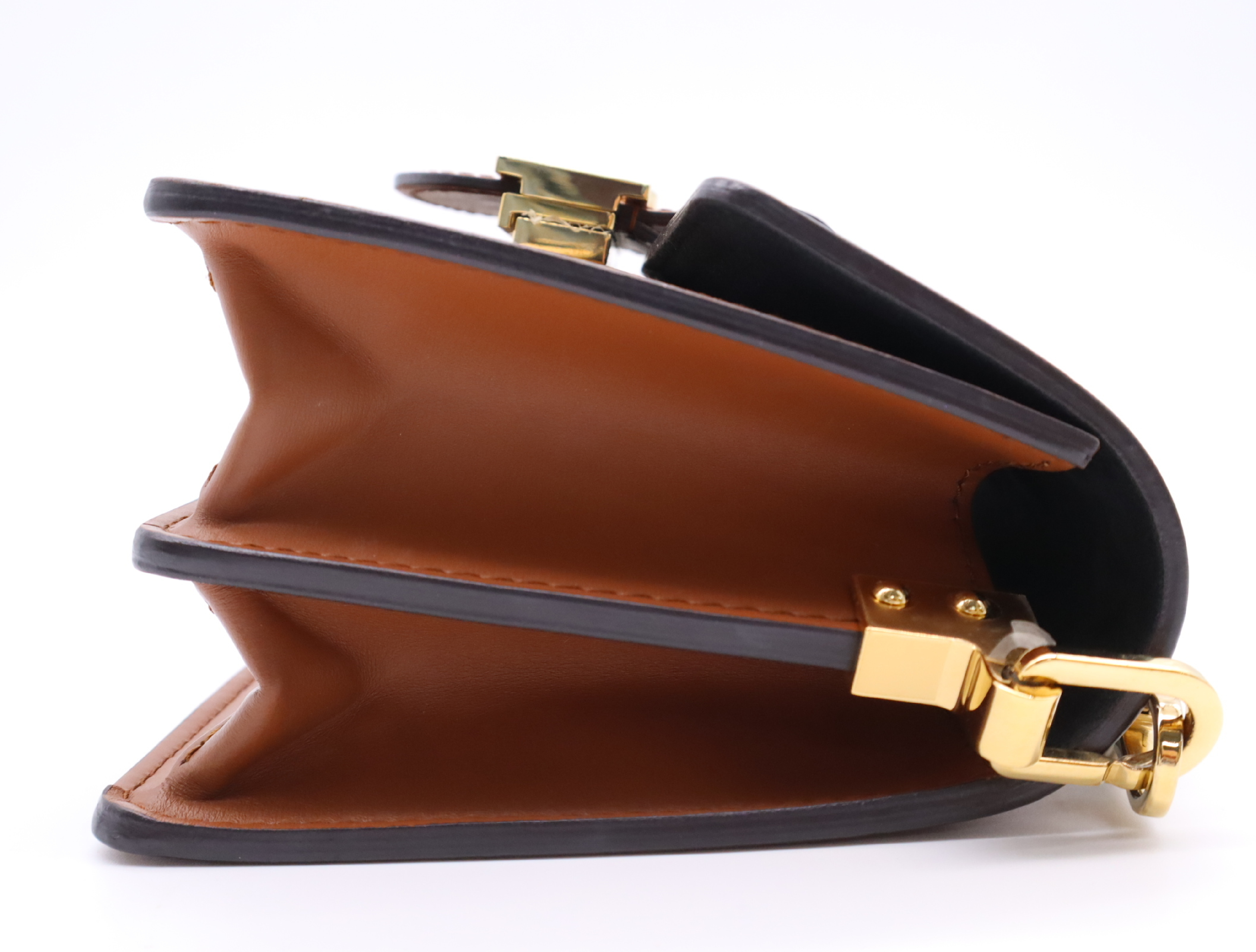 M45959 Monogram & Monogram Reverse Canvas Dauphine MINI Shoulder Bag with Shoulder Strap and Dust Bag — view 5