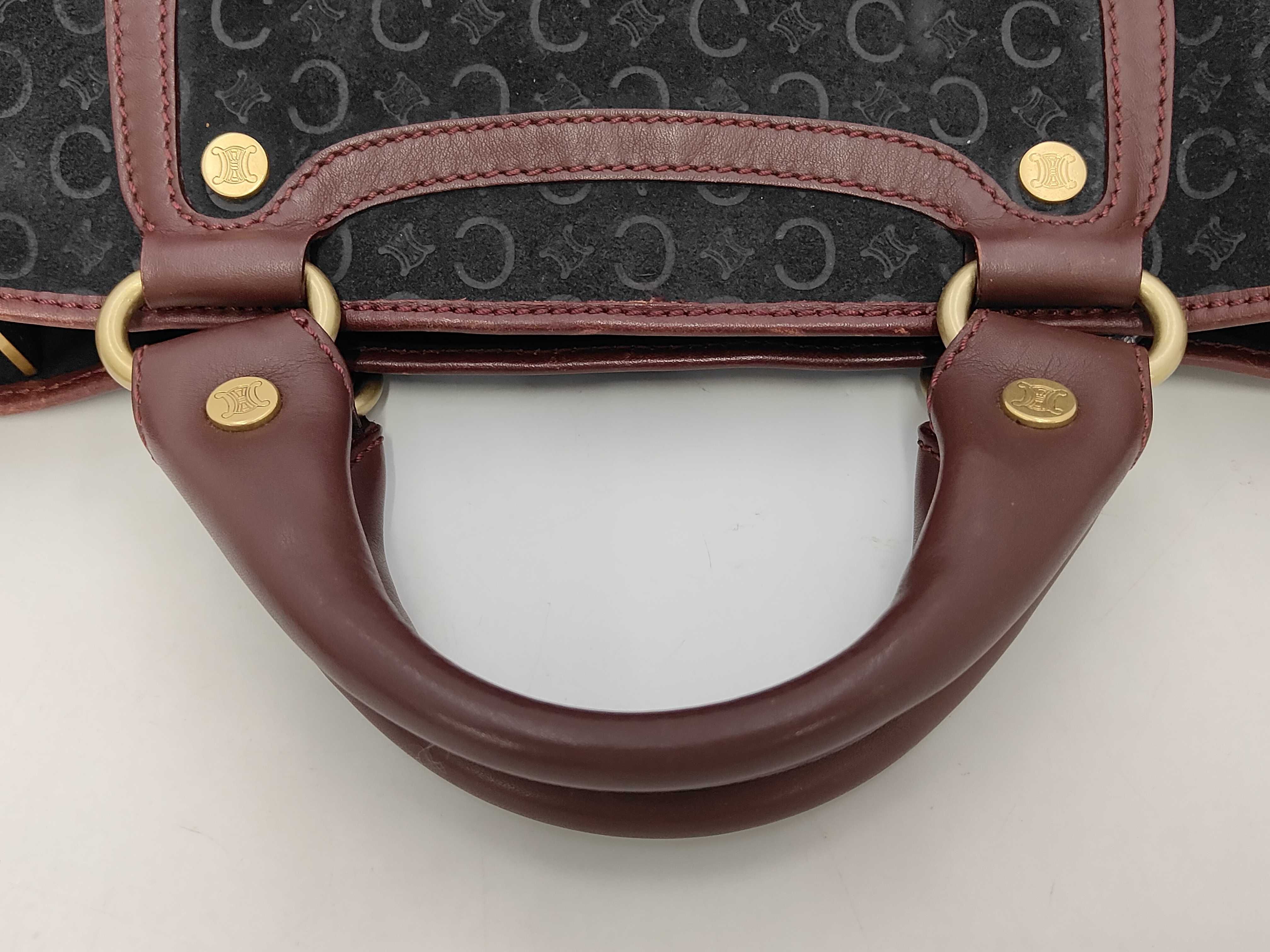 Suede Leather Boogie Bag Black Brown Handbag — view 5