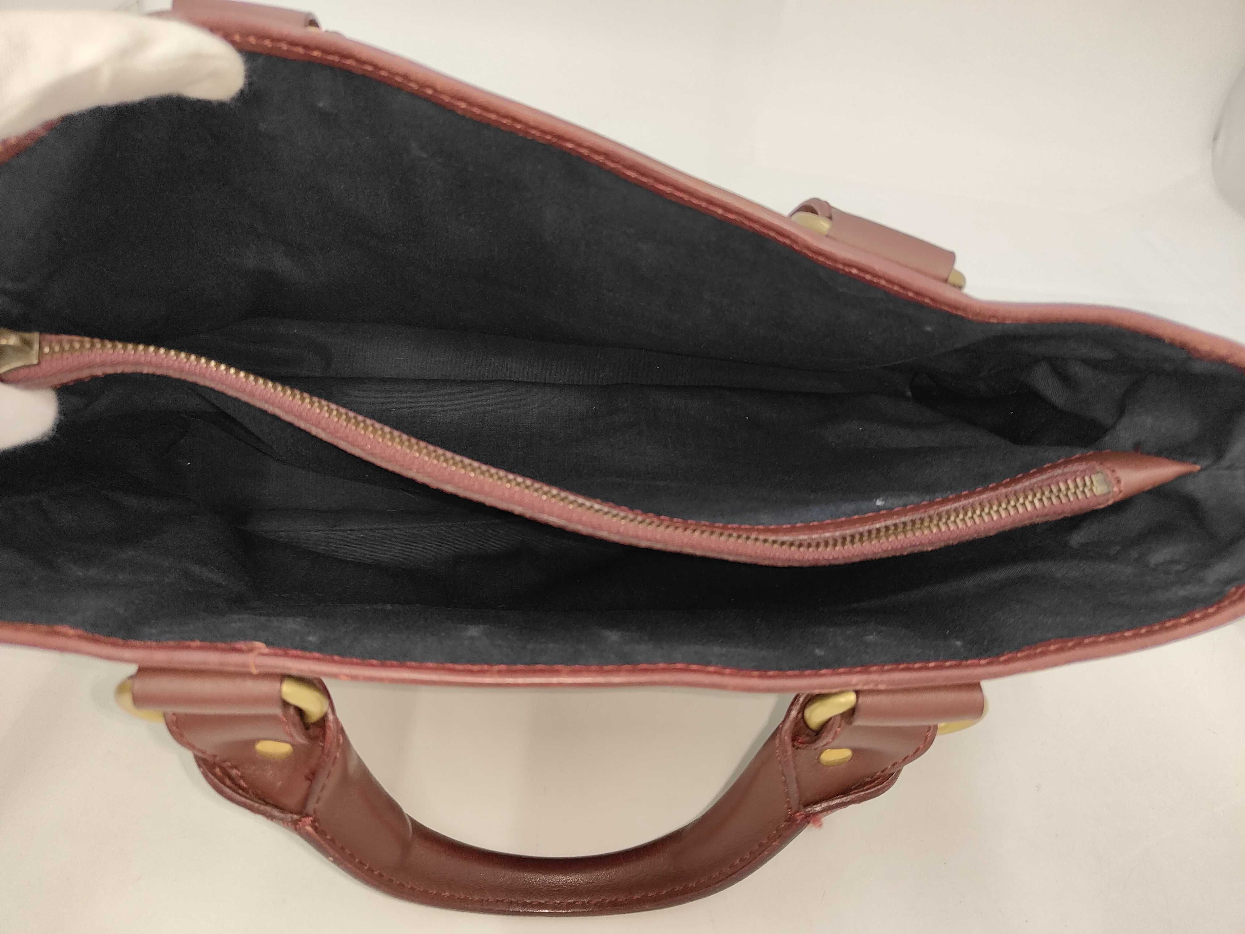 Suede Leather Boogie Bag Black Brown Handbag — view 8