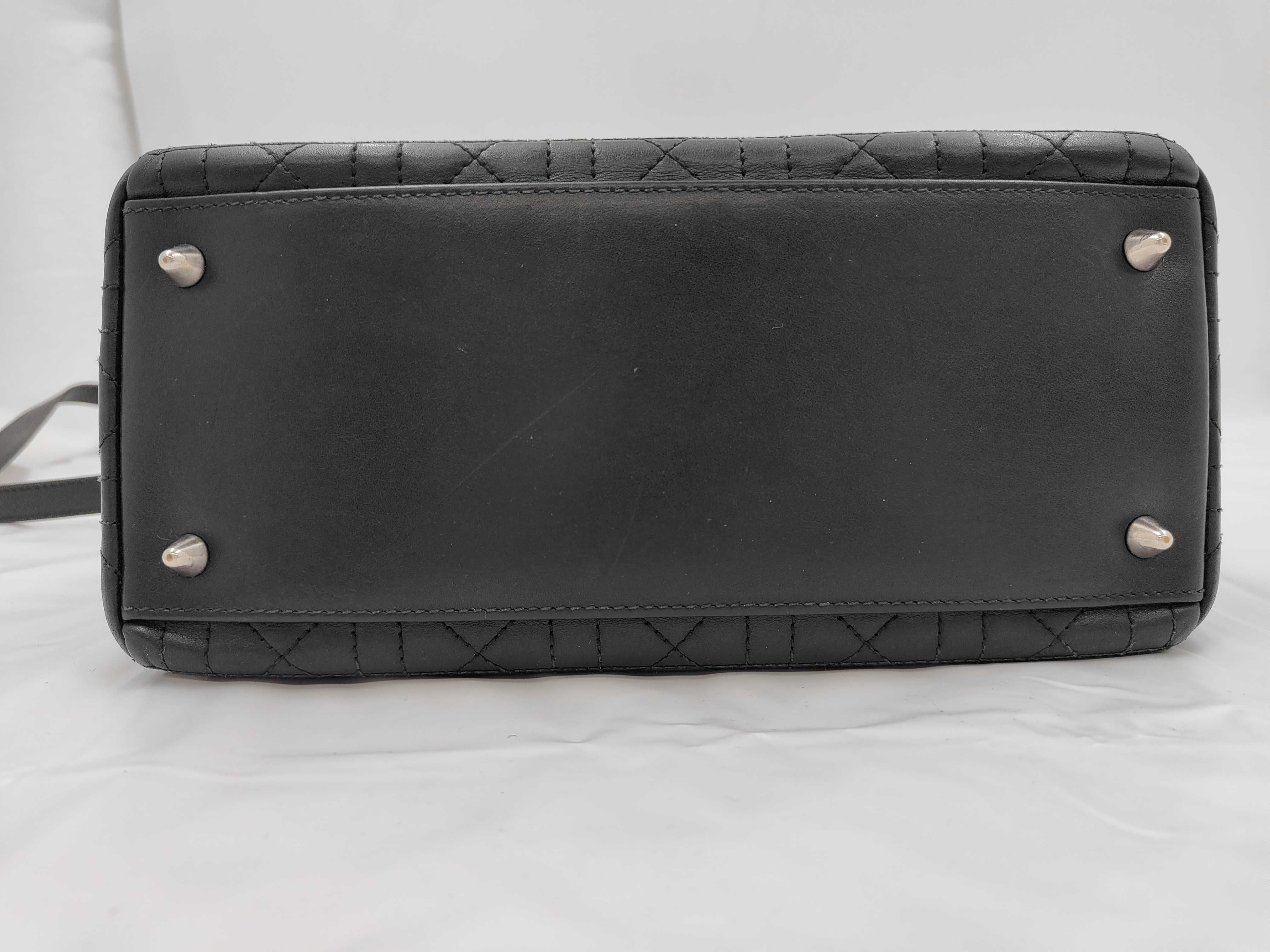Lady Dior 2-way Leather Shoulder Handbag — view 8