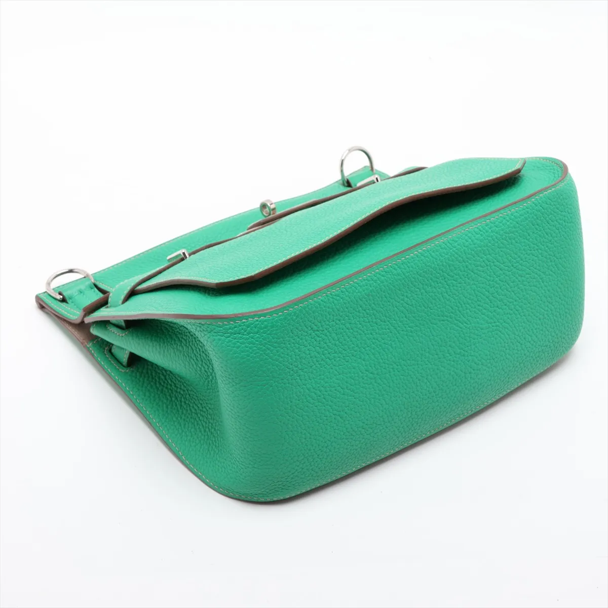 Jypsiere 28 Verso Taurillon Clemence Mint x Tourterelle Grey Silver Hardware P:2012 — view 4
