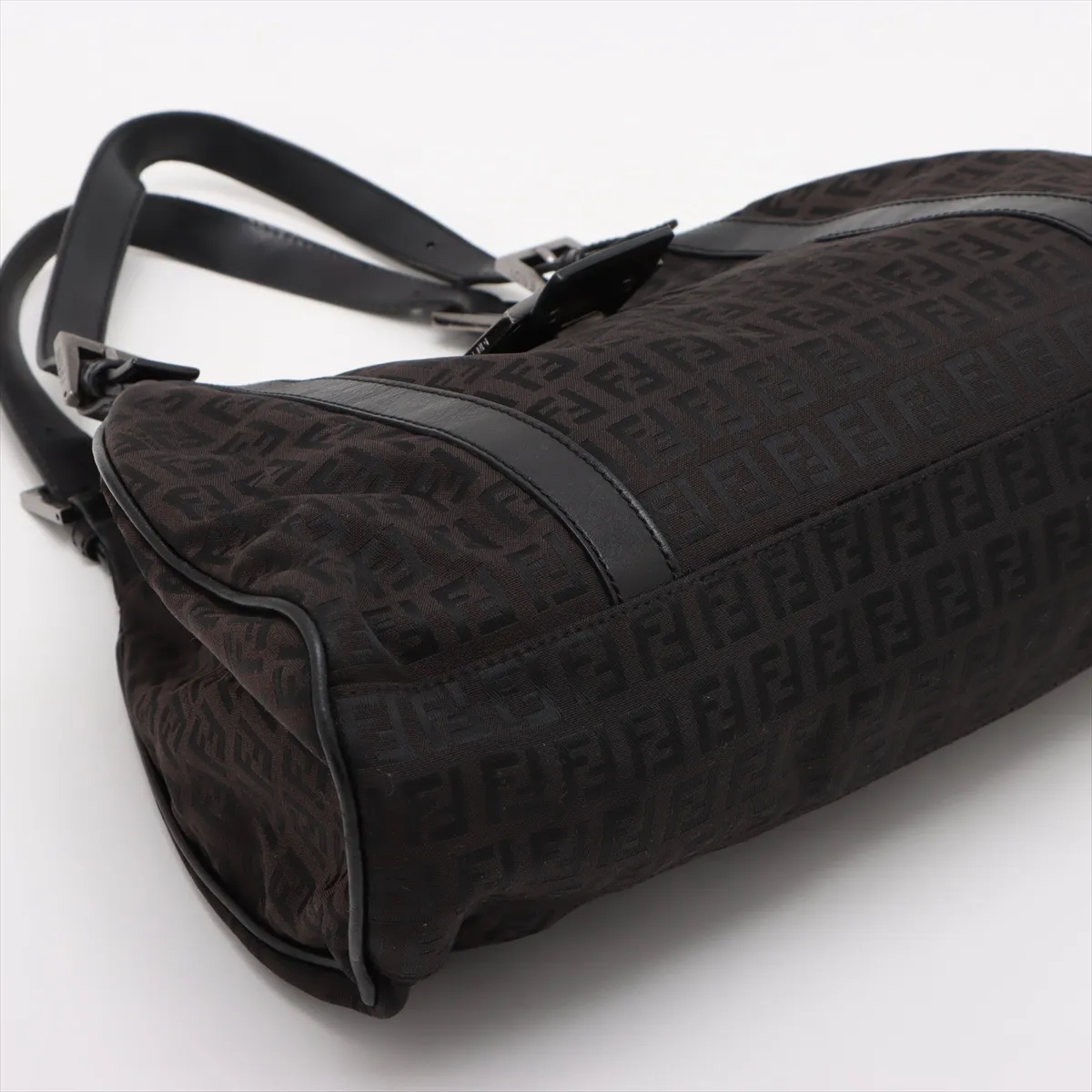 Zucchino Canvas x Leather Tote Bag Brown 8BR091 — view 4