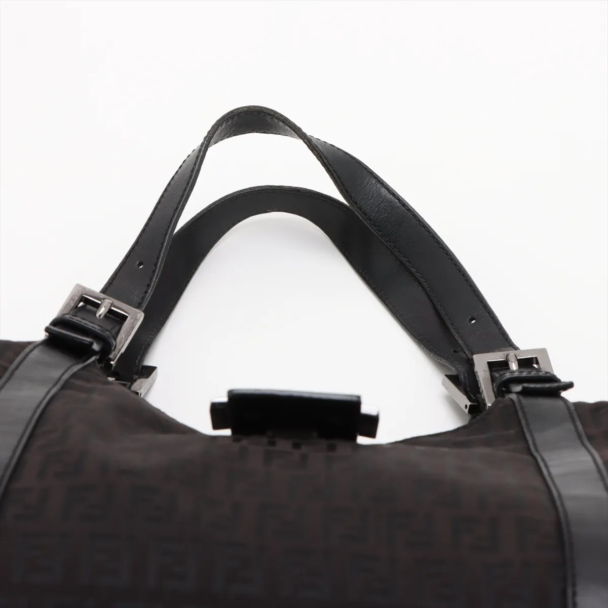 Zucchino Canvas x Leather Tote Bag Brown 8BR091 — view 6