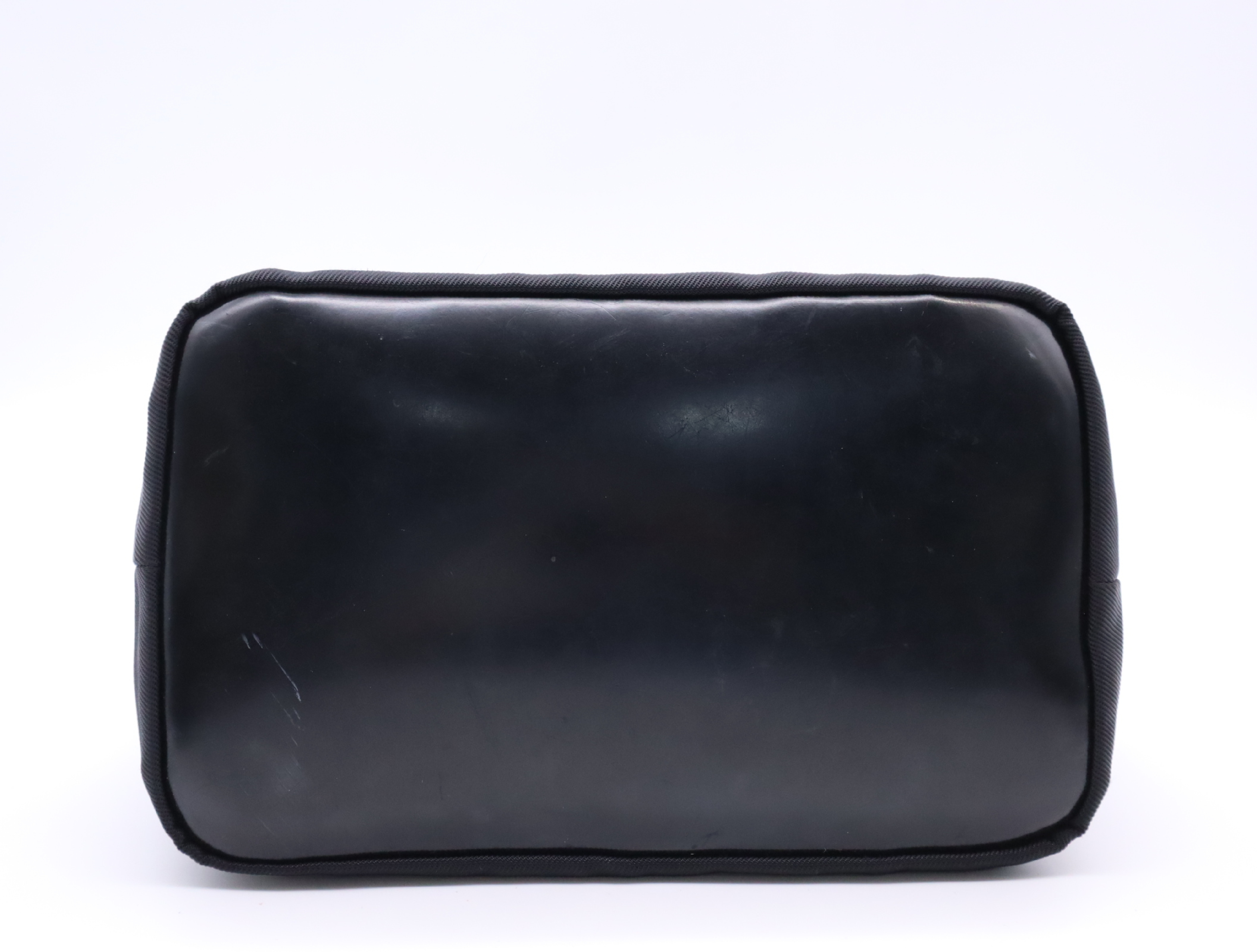 000-1998-0531 Nylon Bamboo Black Silver Hardware Handbag with Dust Bag — view 4