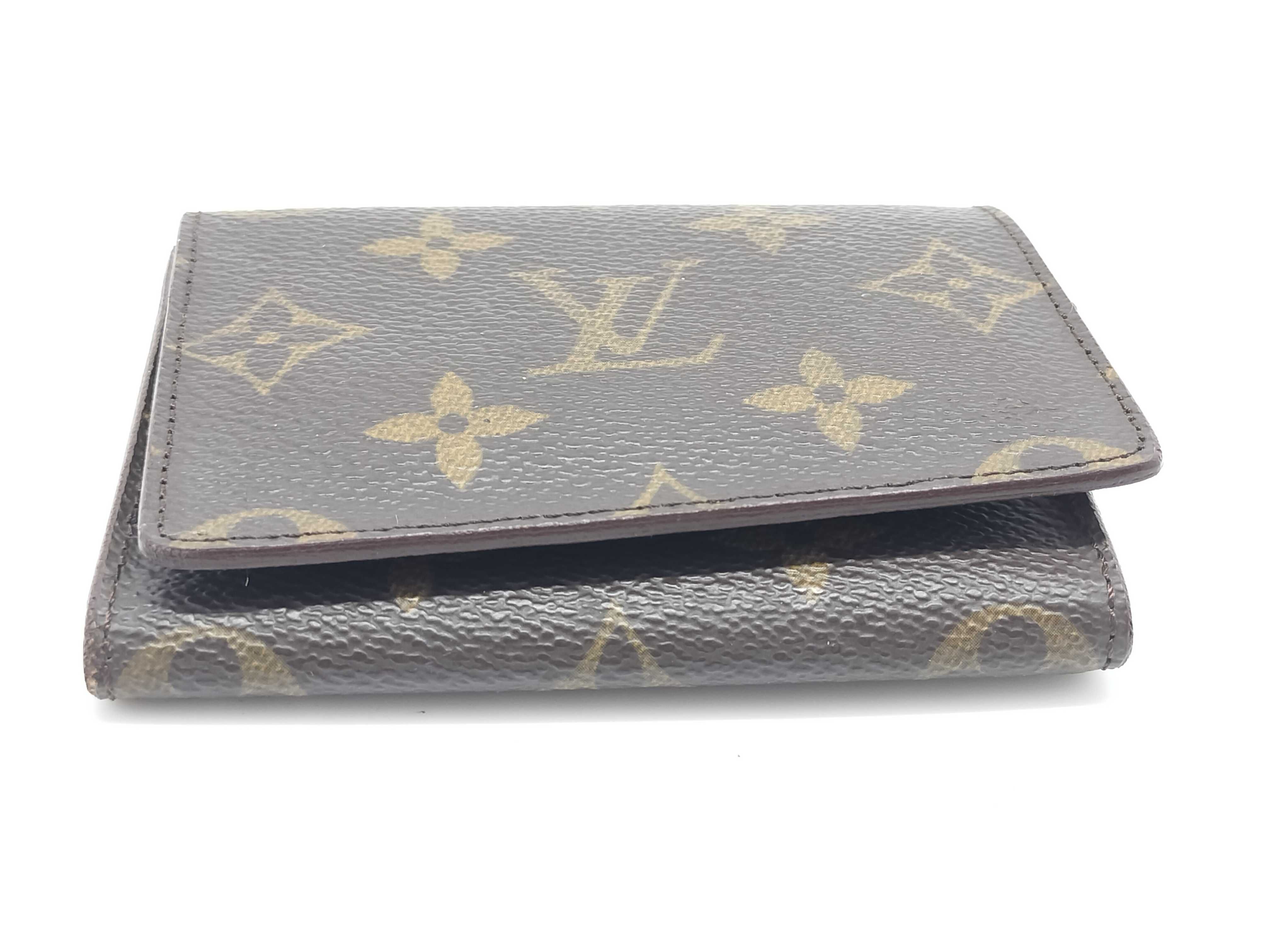 Monogram Enveloppe Carte de Visite Card Case (Card Case/Pass Case/Business Card Holder) — view 4