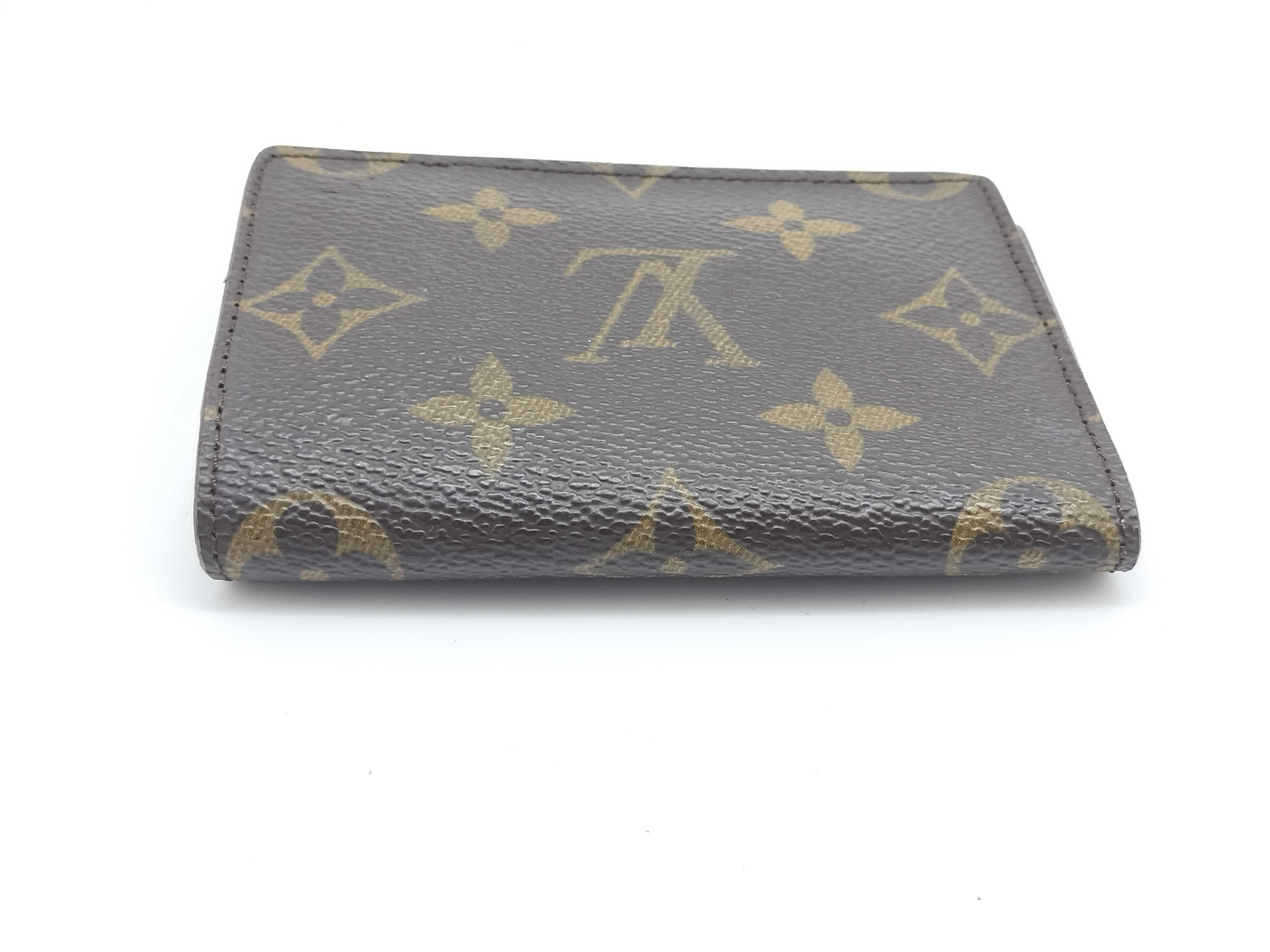 Monogram Enveloppe Carte de Visite Card Case (Card Case/Pass Case/Business Card Holder) — view 6