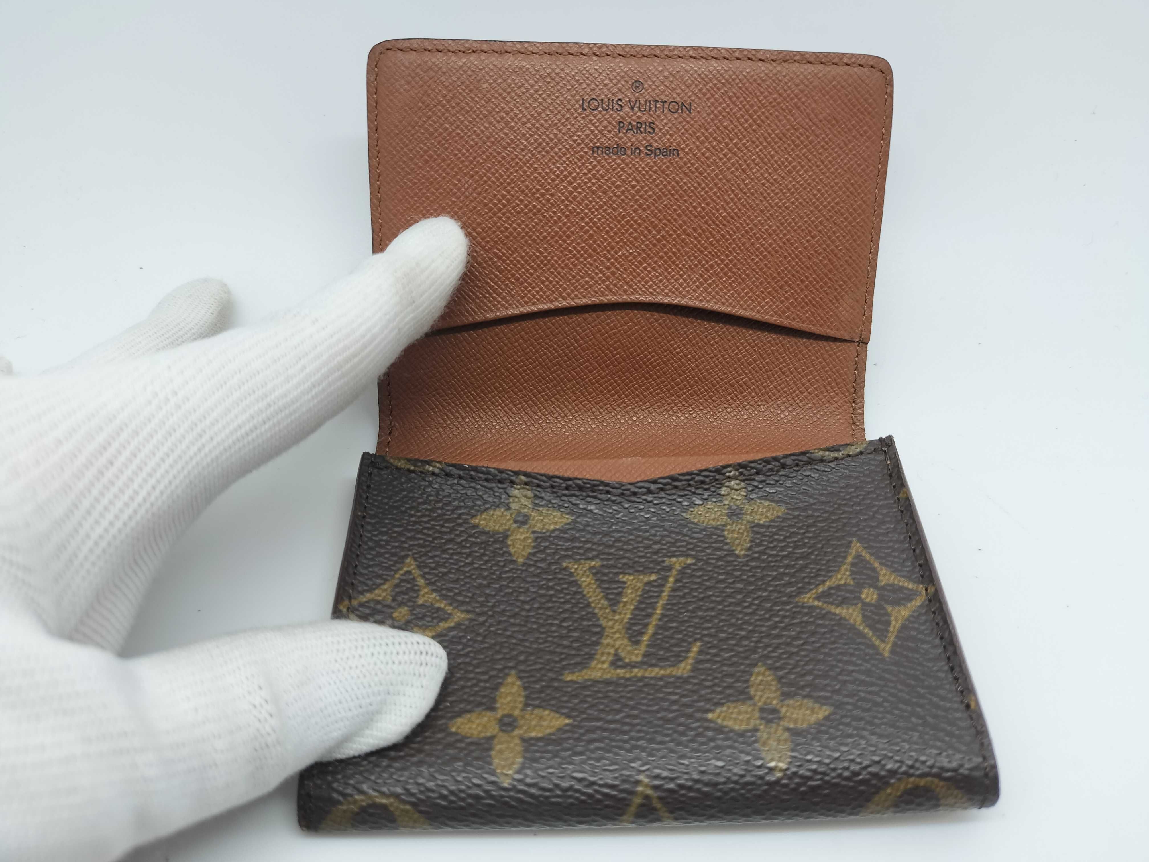 Monogram Enveloppe Carte de Visite Card Case (Card Case/Pass Case/Business Card Holder) — view 7
