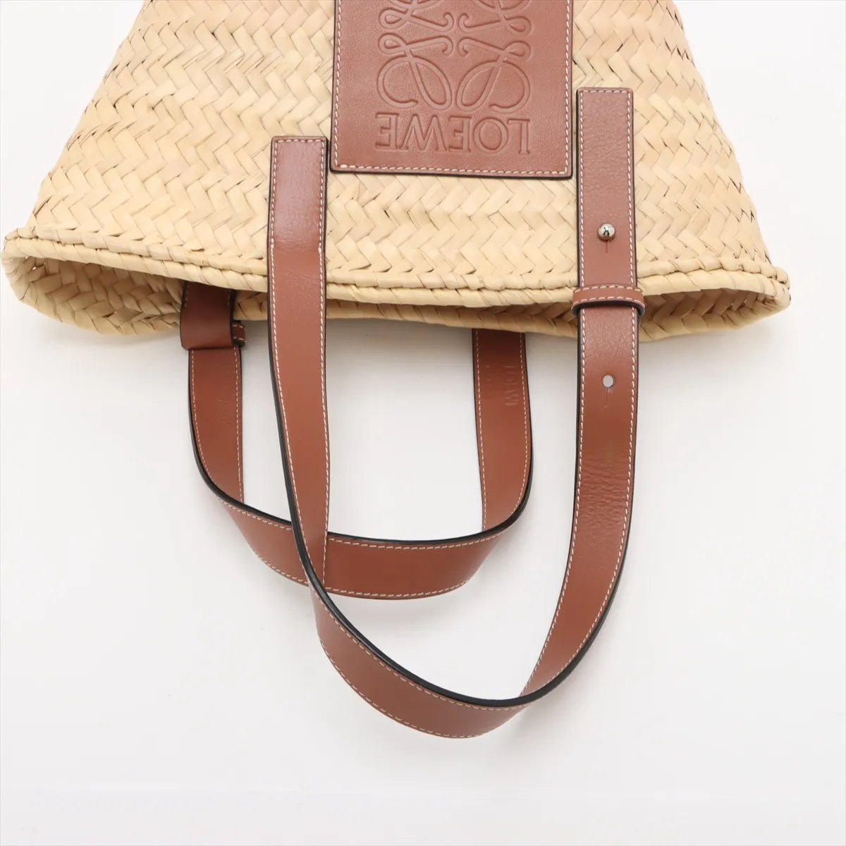 Basket Small Raffia Basket Bag Beige — view 5
