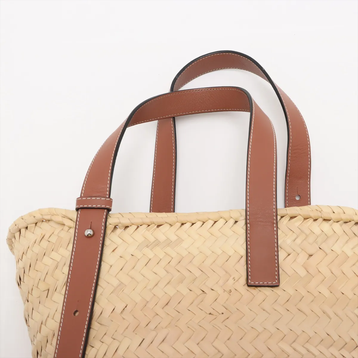 Basket Small Raffia Basket Bag Beige — view 6
